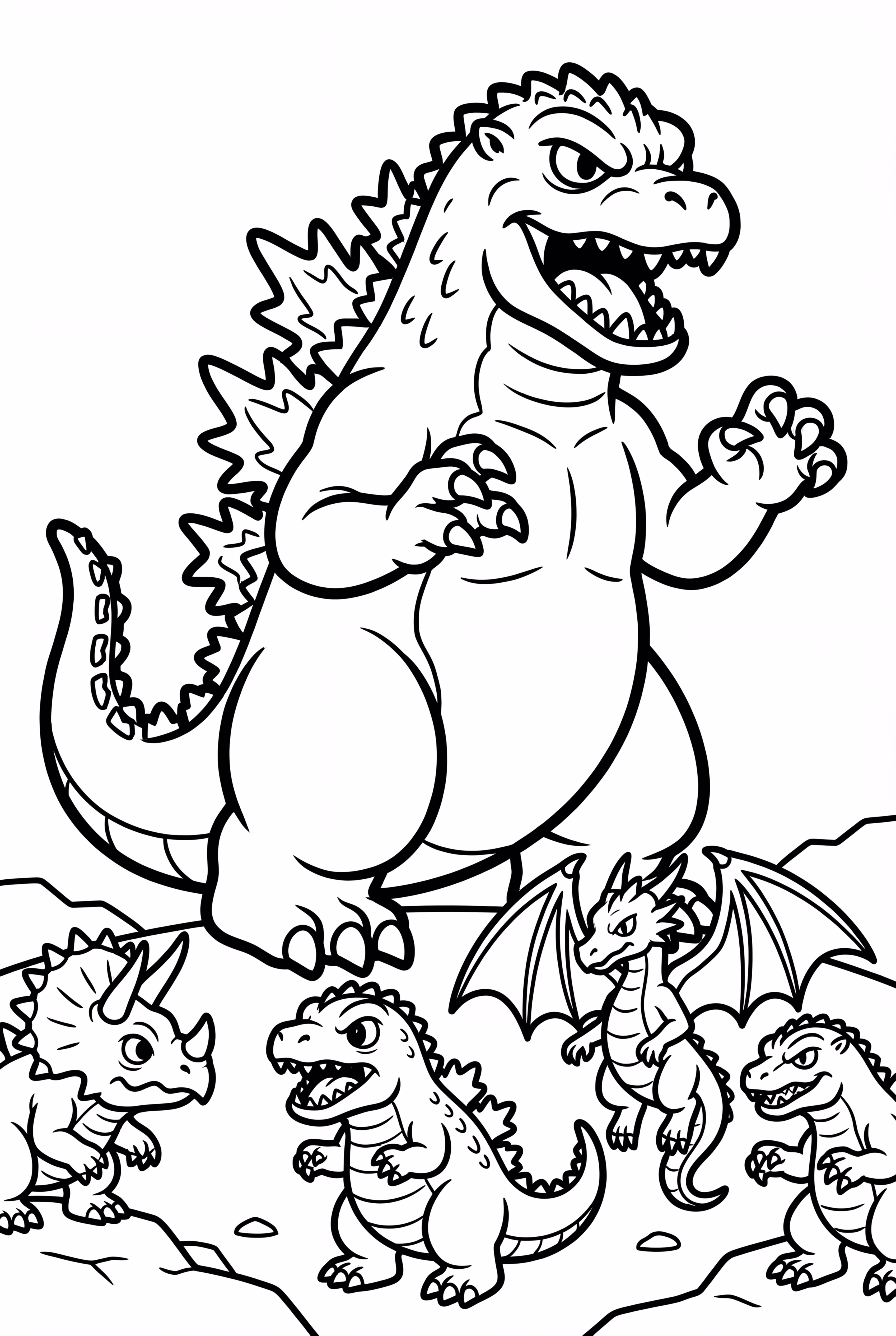 godzilla multiple kaiju war