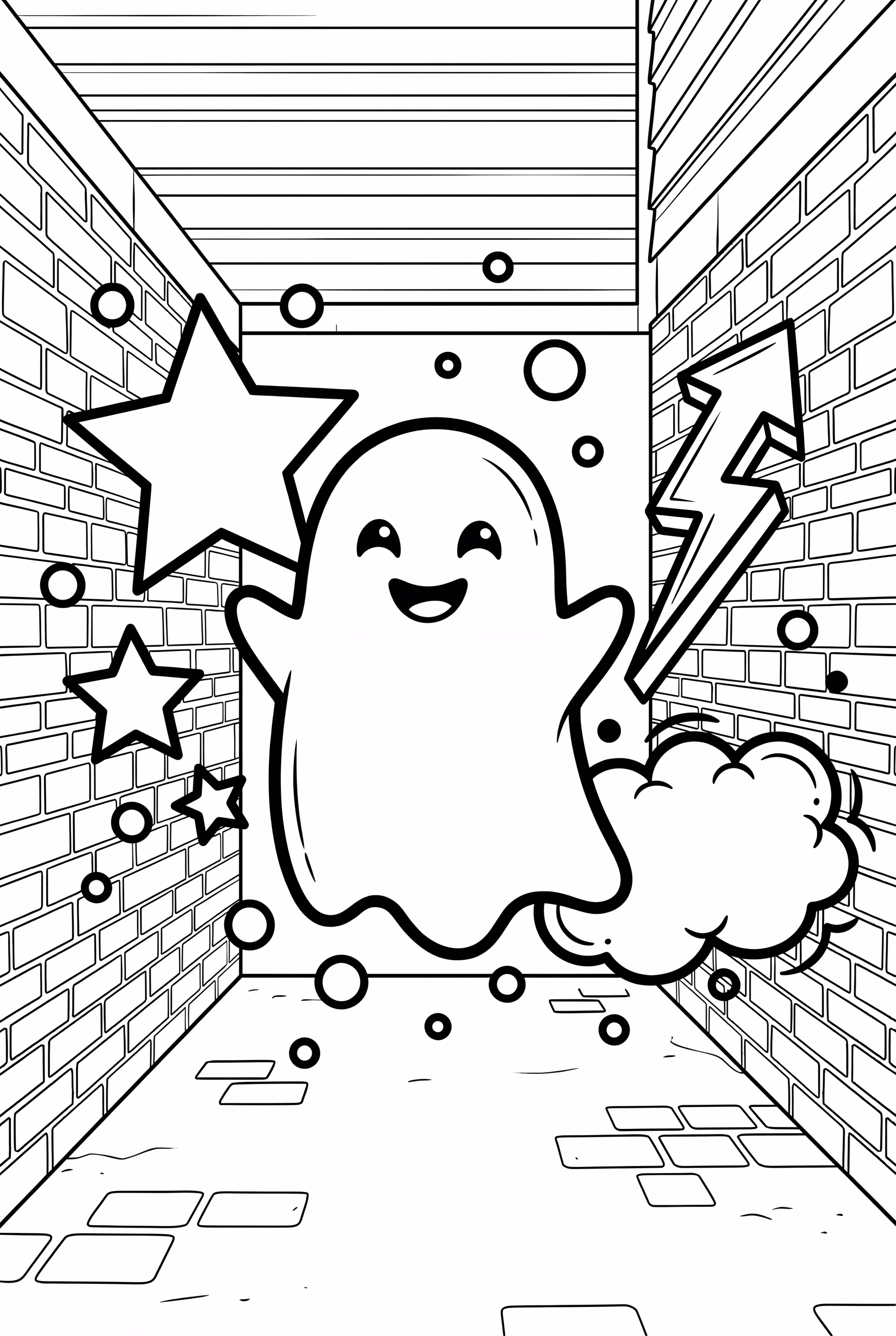 골목길의 그래피티 아트