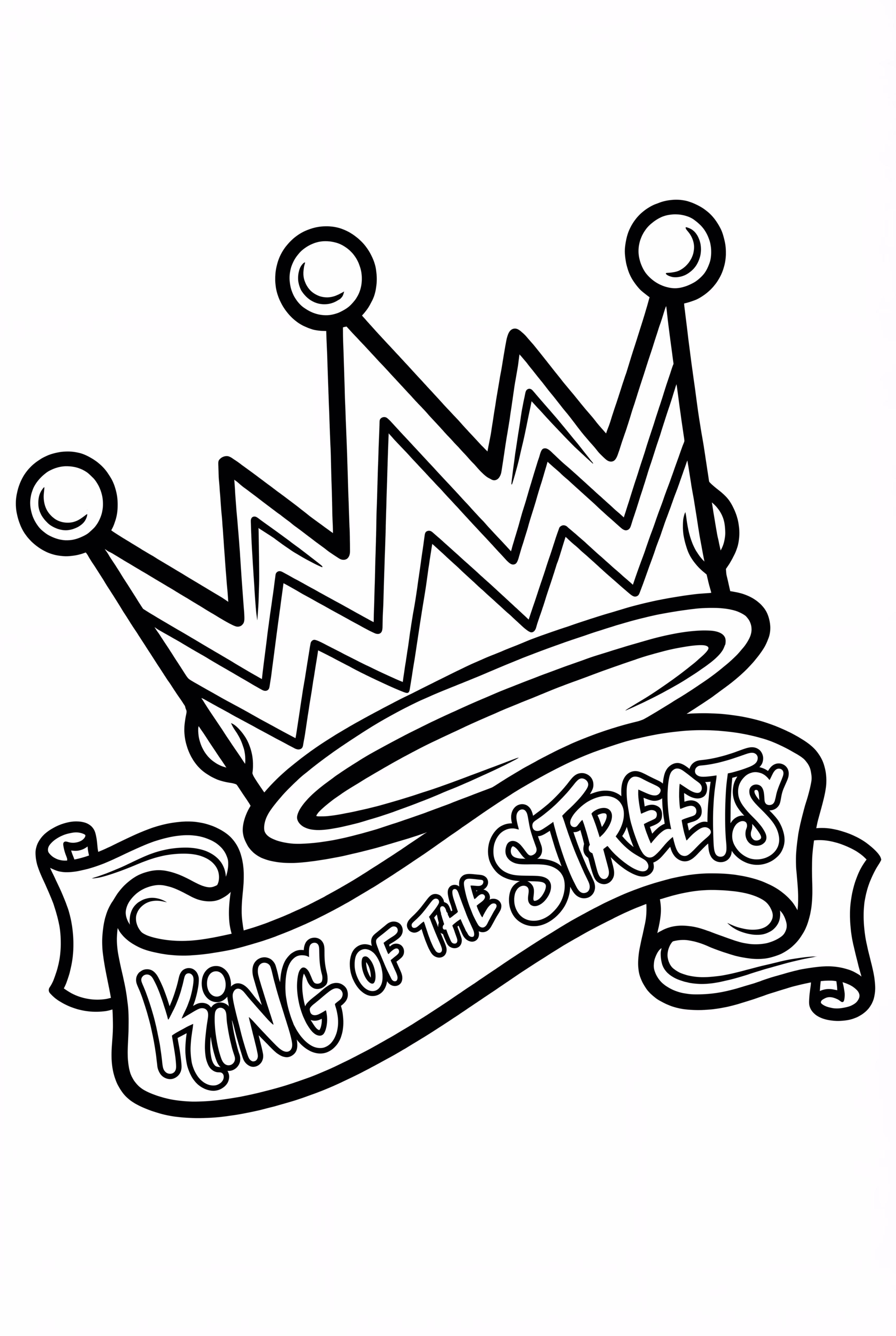 Graffiti King Crown