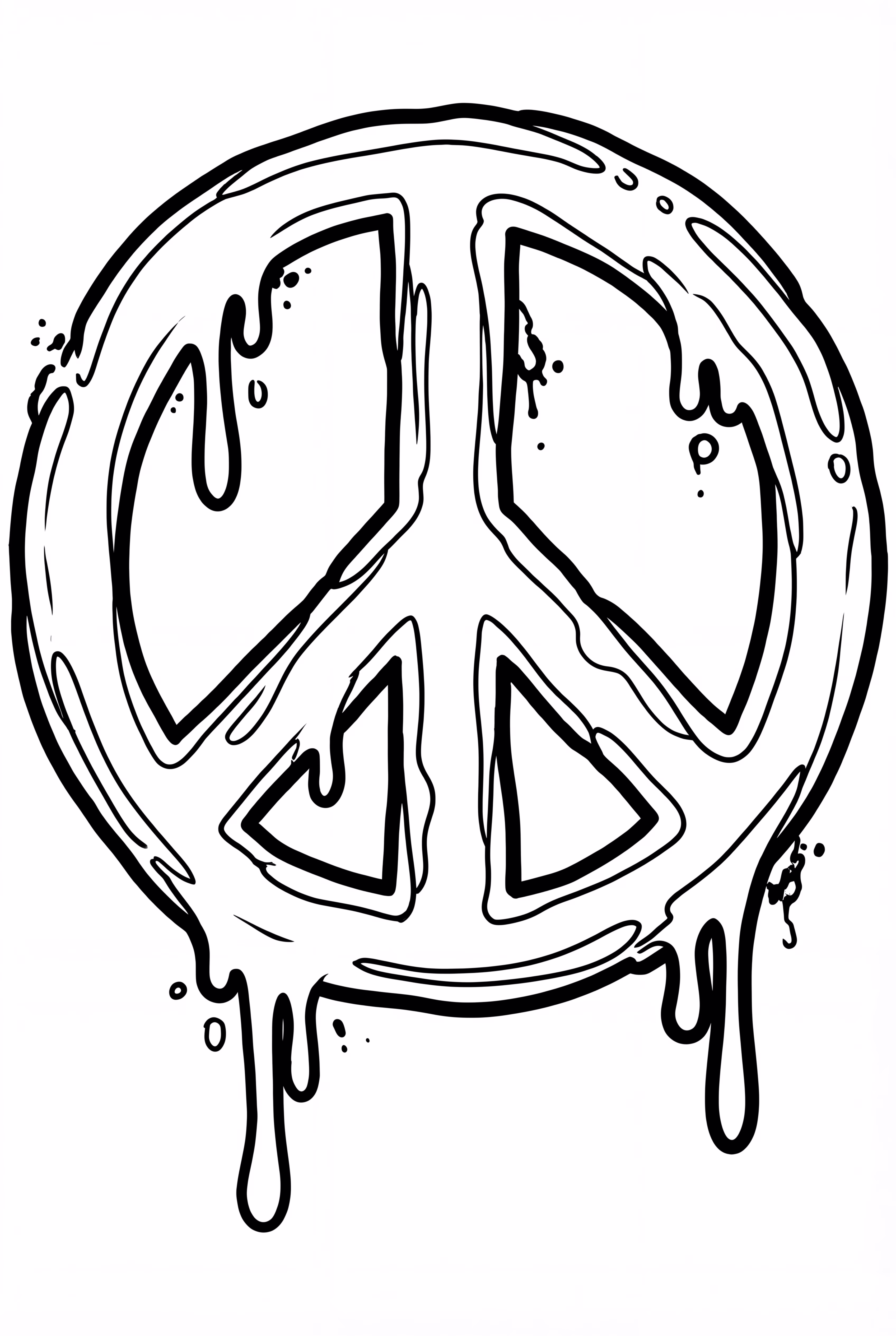 그래피티 평화 표시