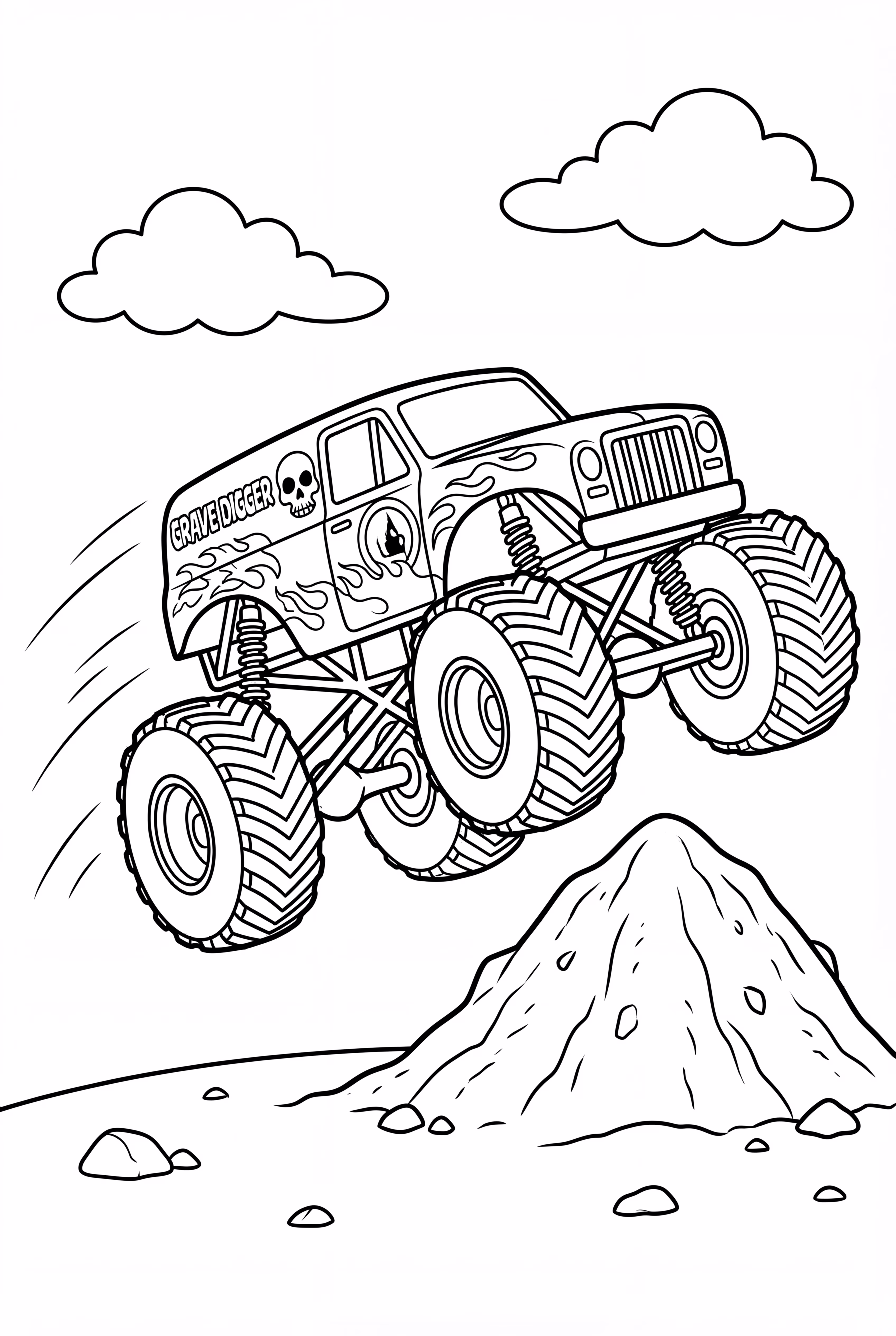 掘墓者怪兽卡车实战