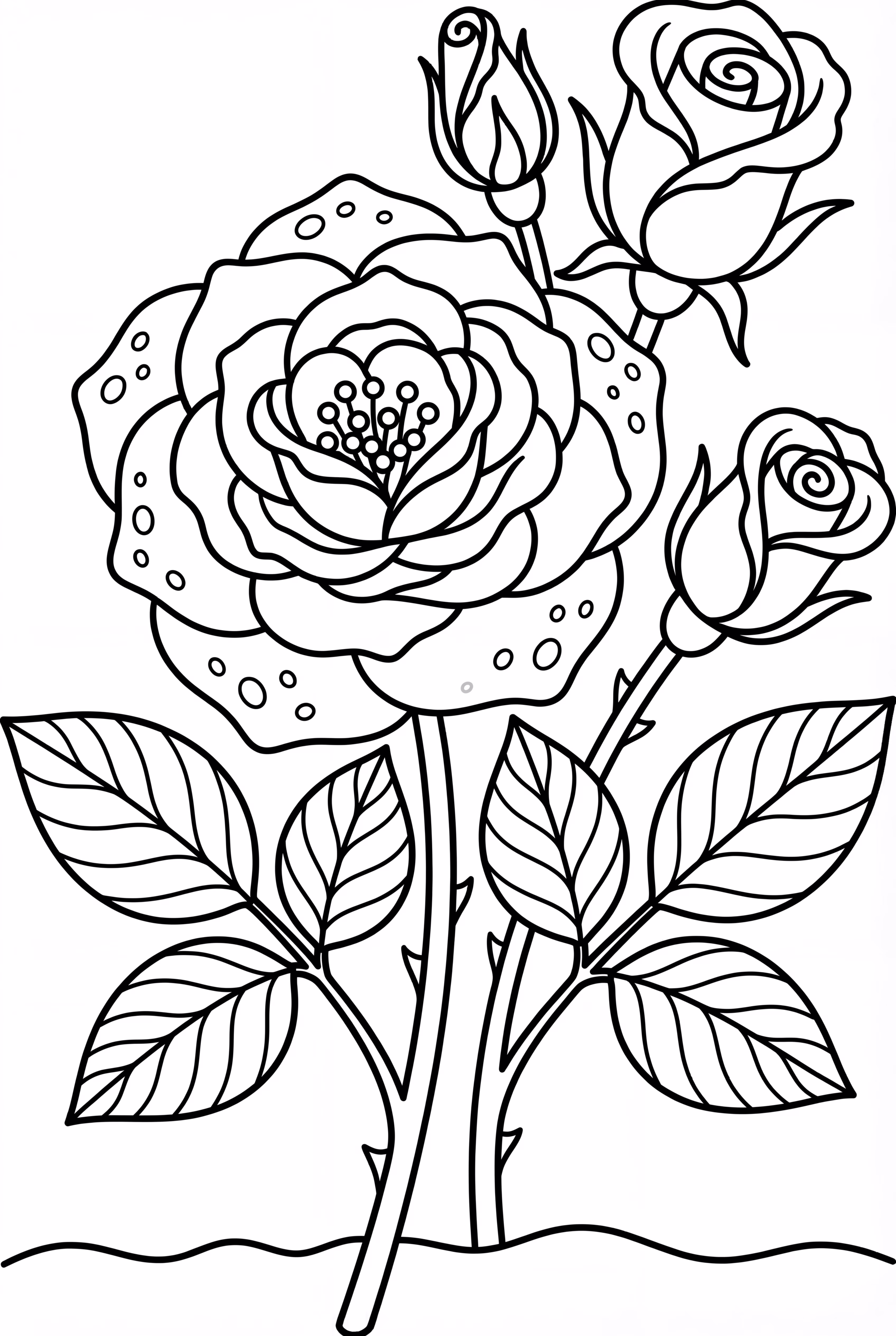 Grayscale Rose With Velvet Texture