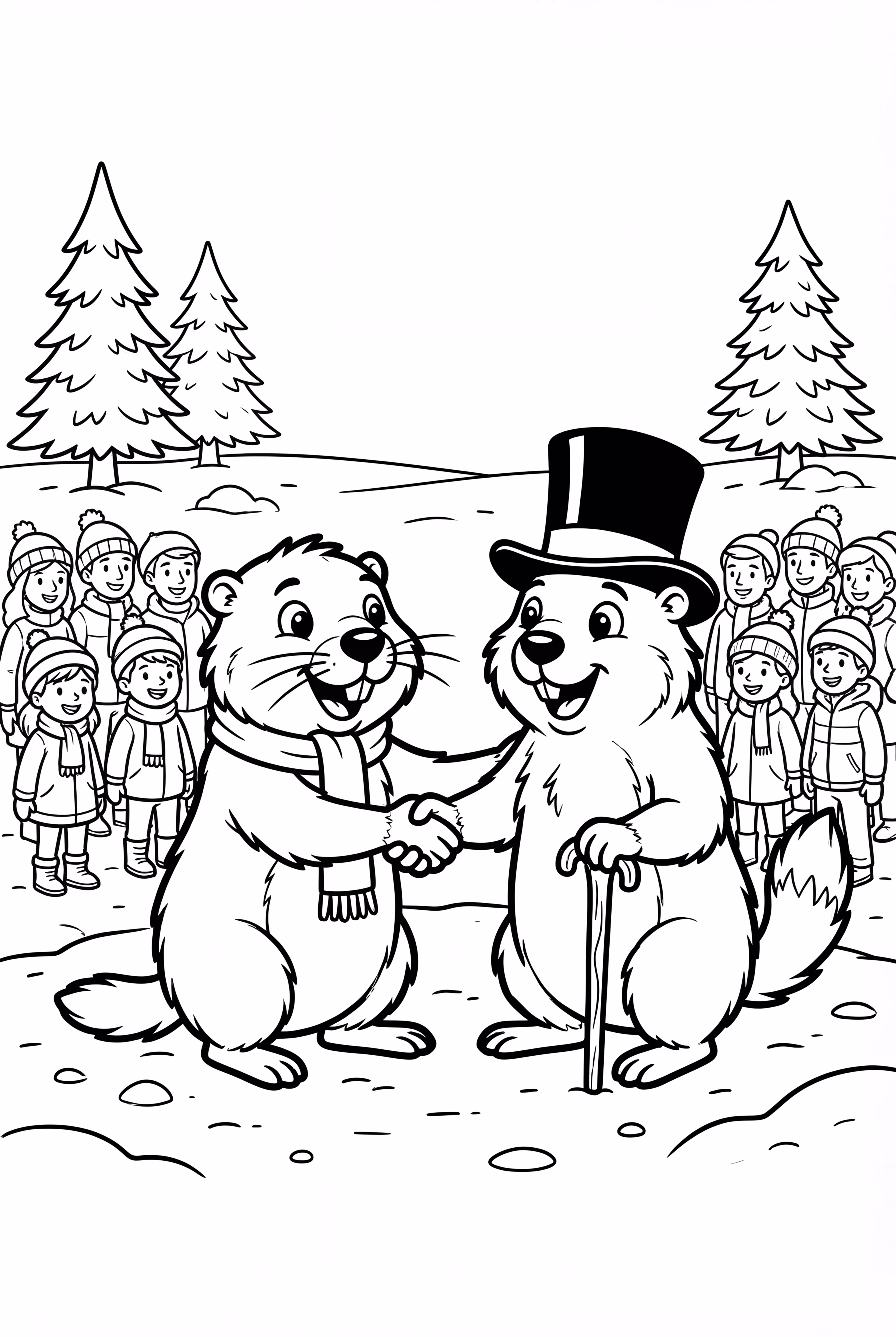 Ground Hog Ceremony on Ground Hog Day