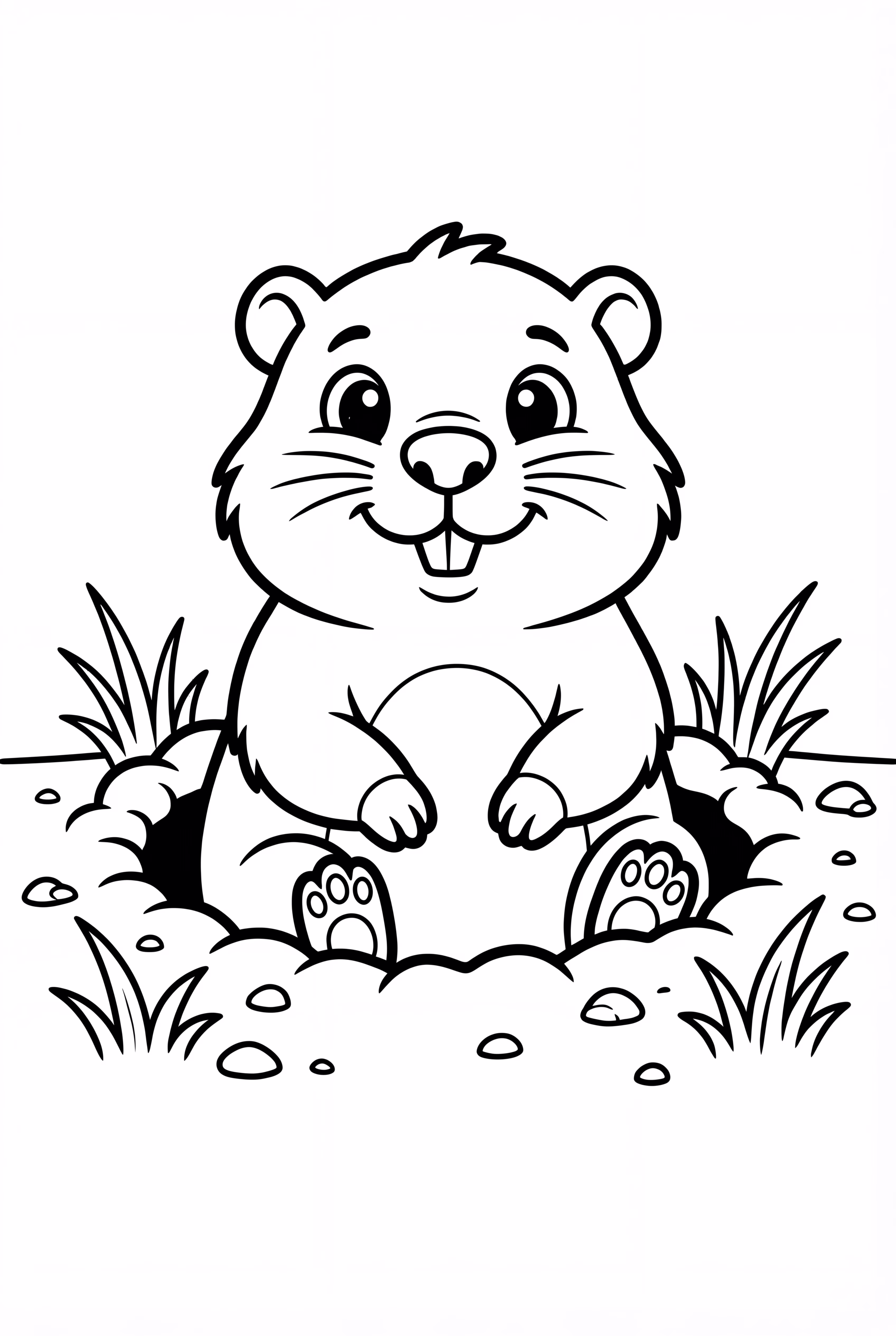 Erdmännchen Feiertag am Murmeltiertag