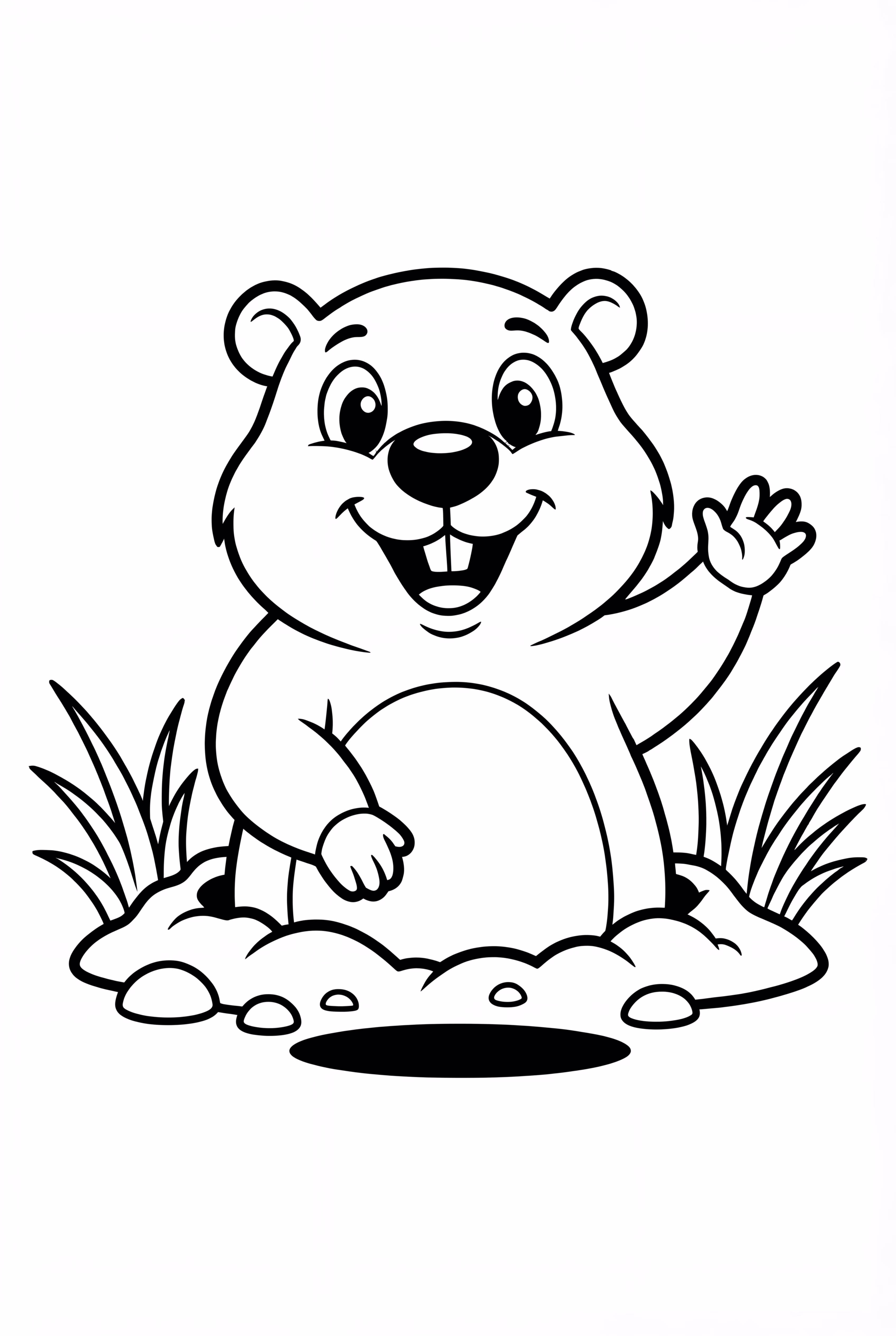 Ground Hog Predicting Spring on Ground Hog Day