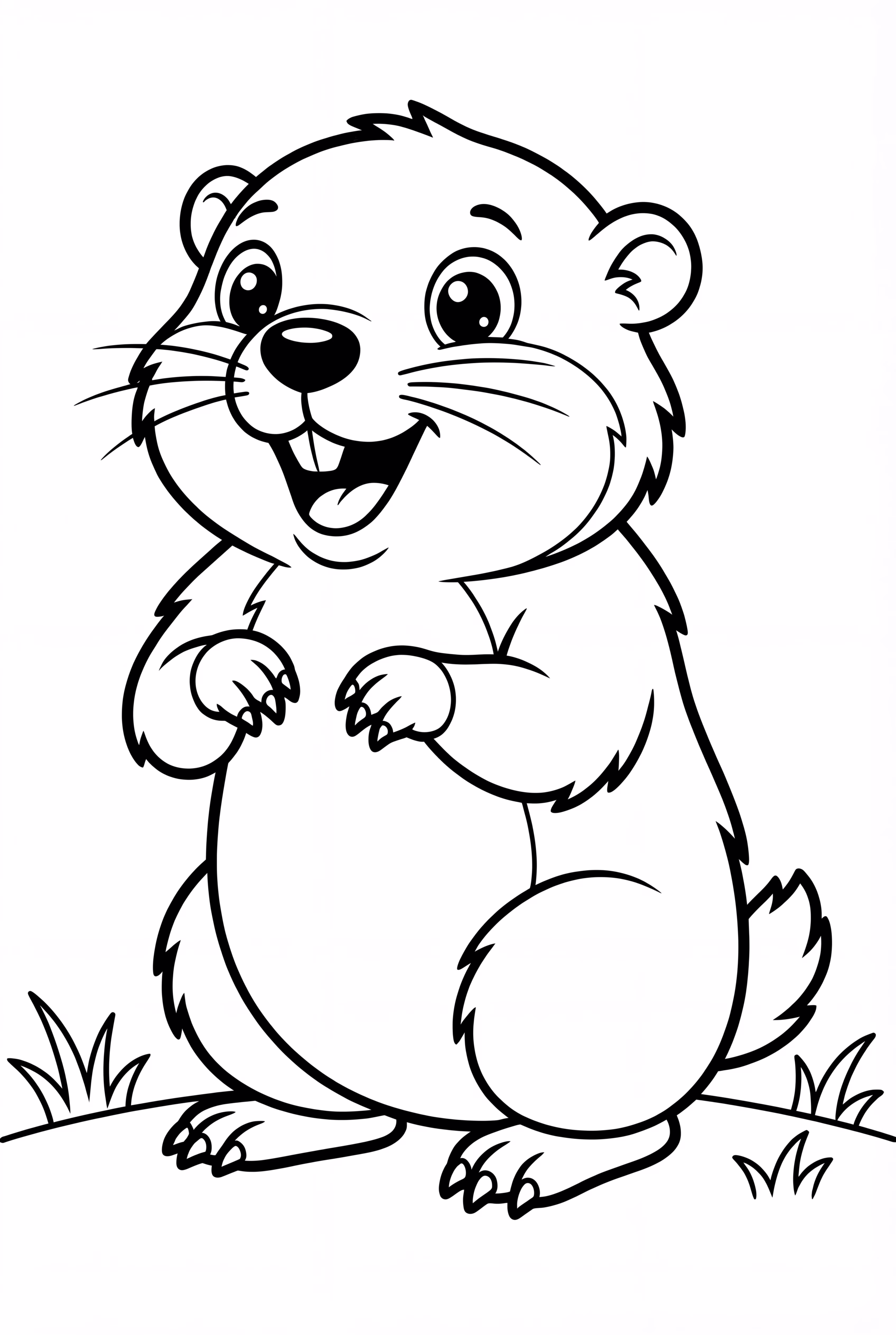 土拨鼠在土拨鼠日预测春天