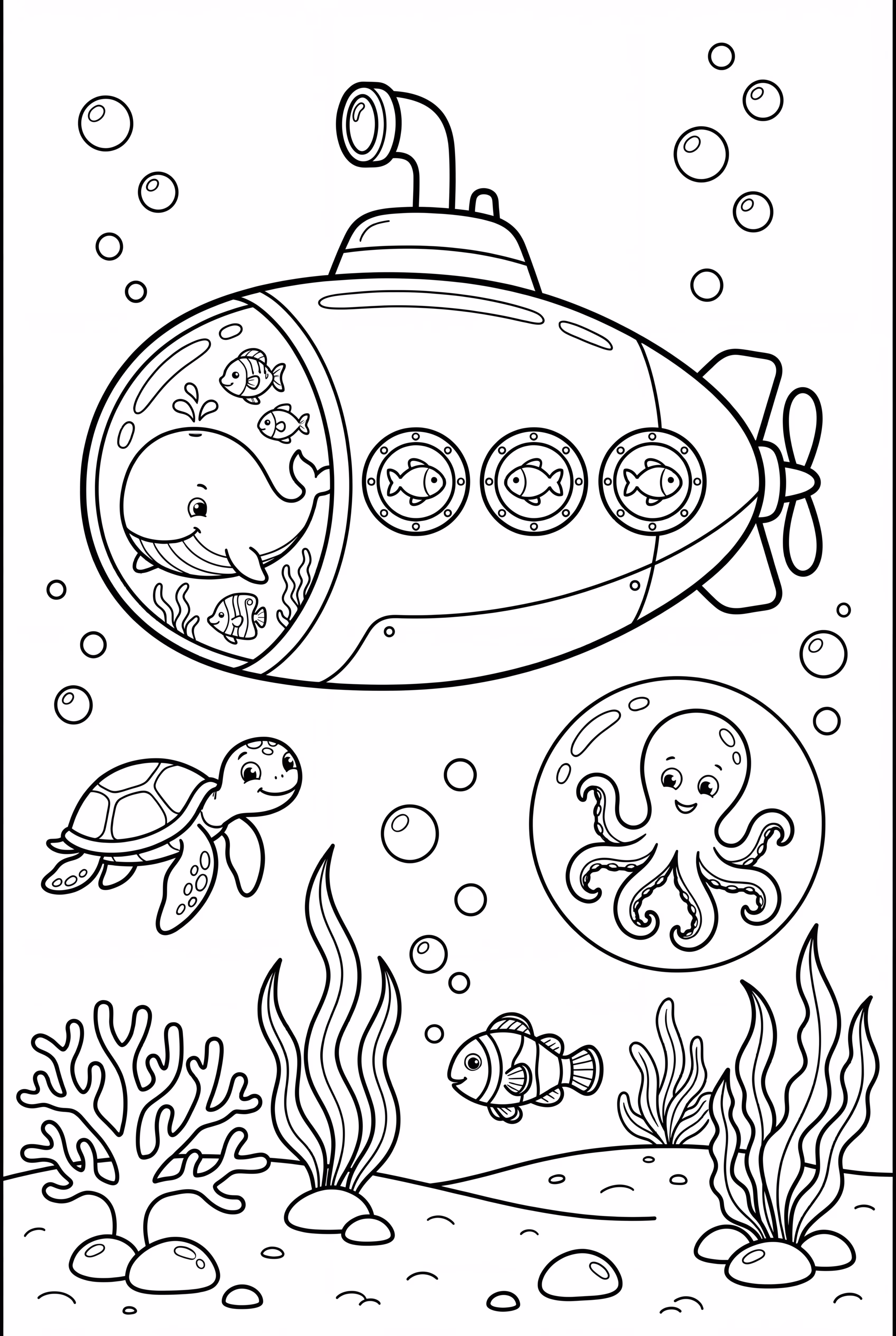 GUP-B Vehicle Transporting Sea Creatures