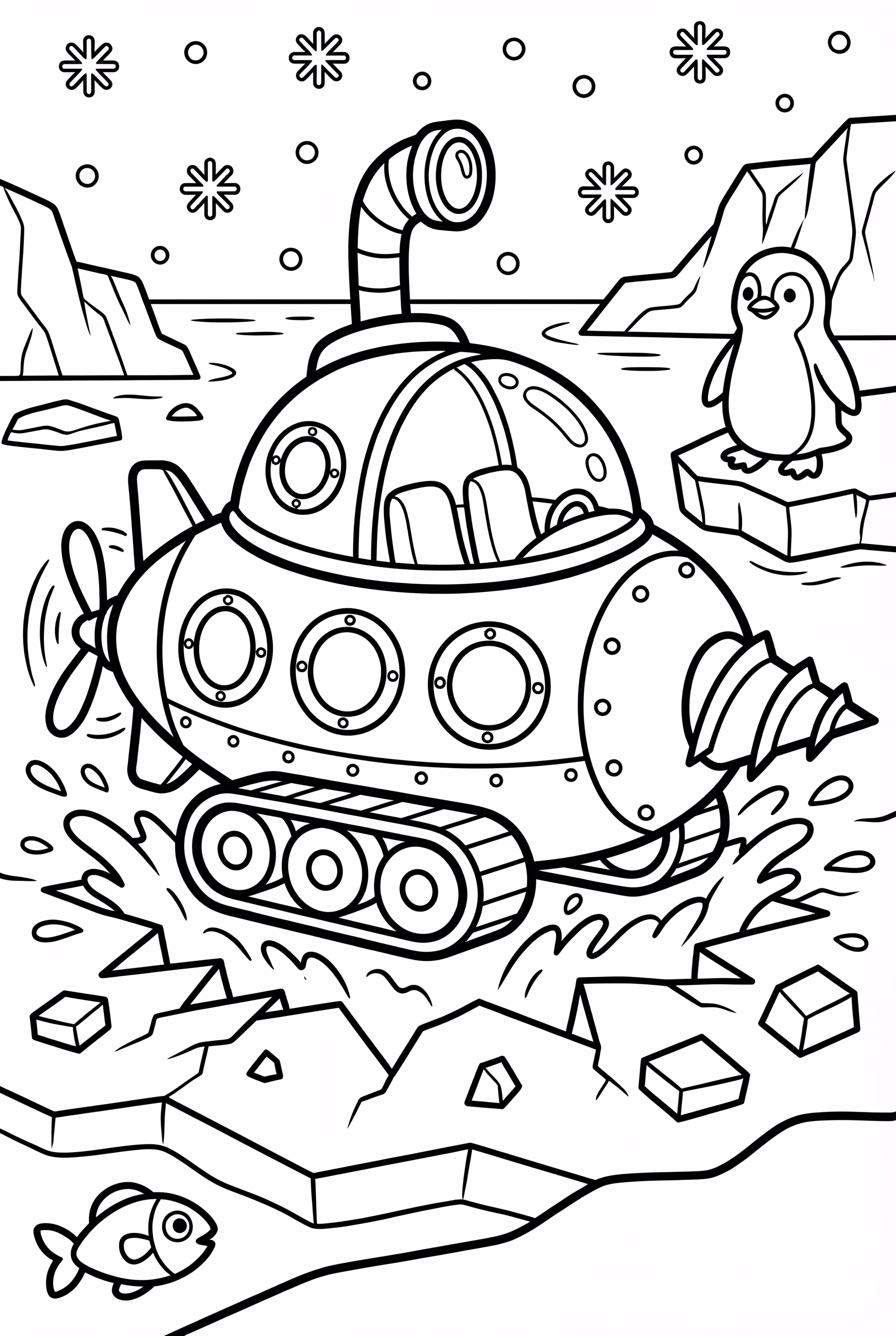 GUP-F Ice Explorer Breaking Through Glaciers