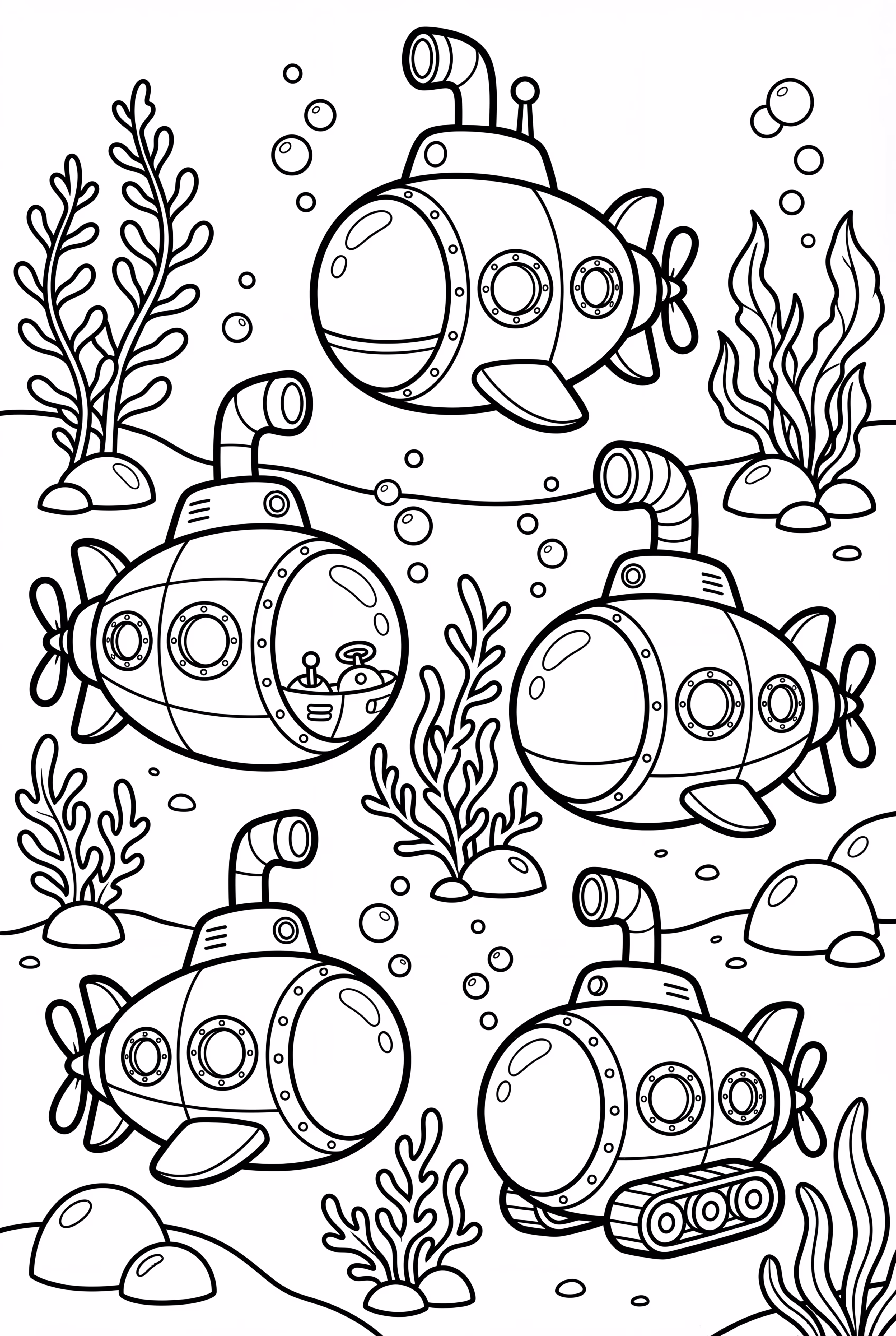 GUP Vehicles Parked In Colorful Formation