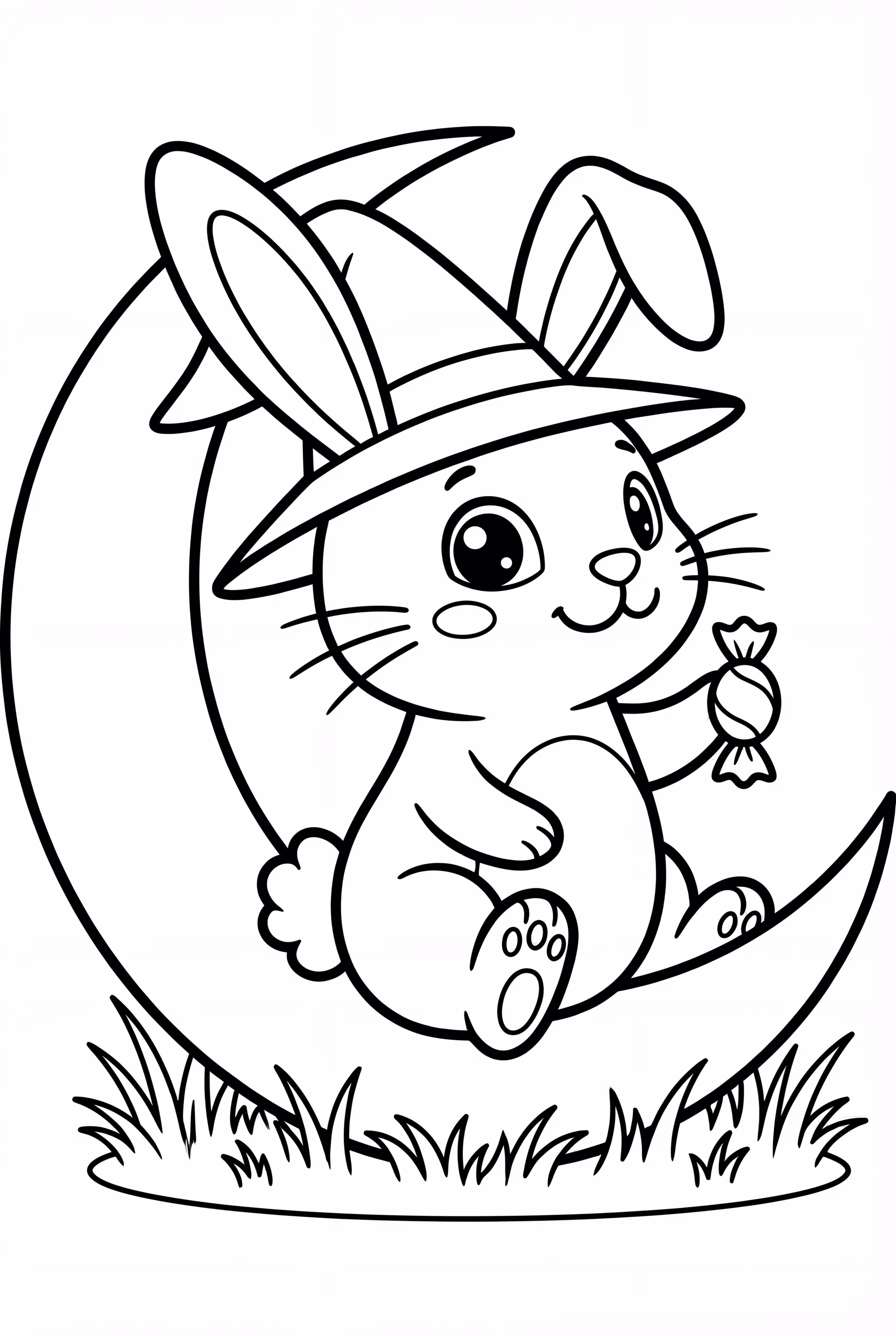 할로윈 토끼 달