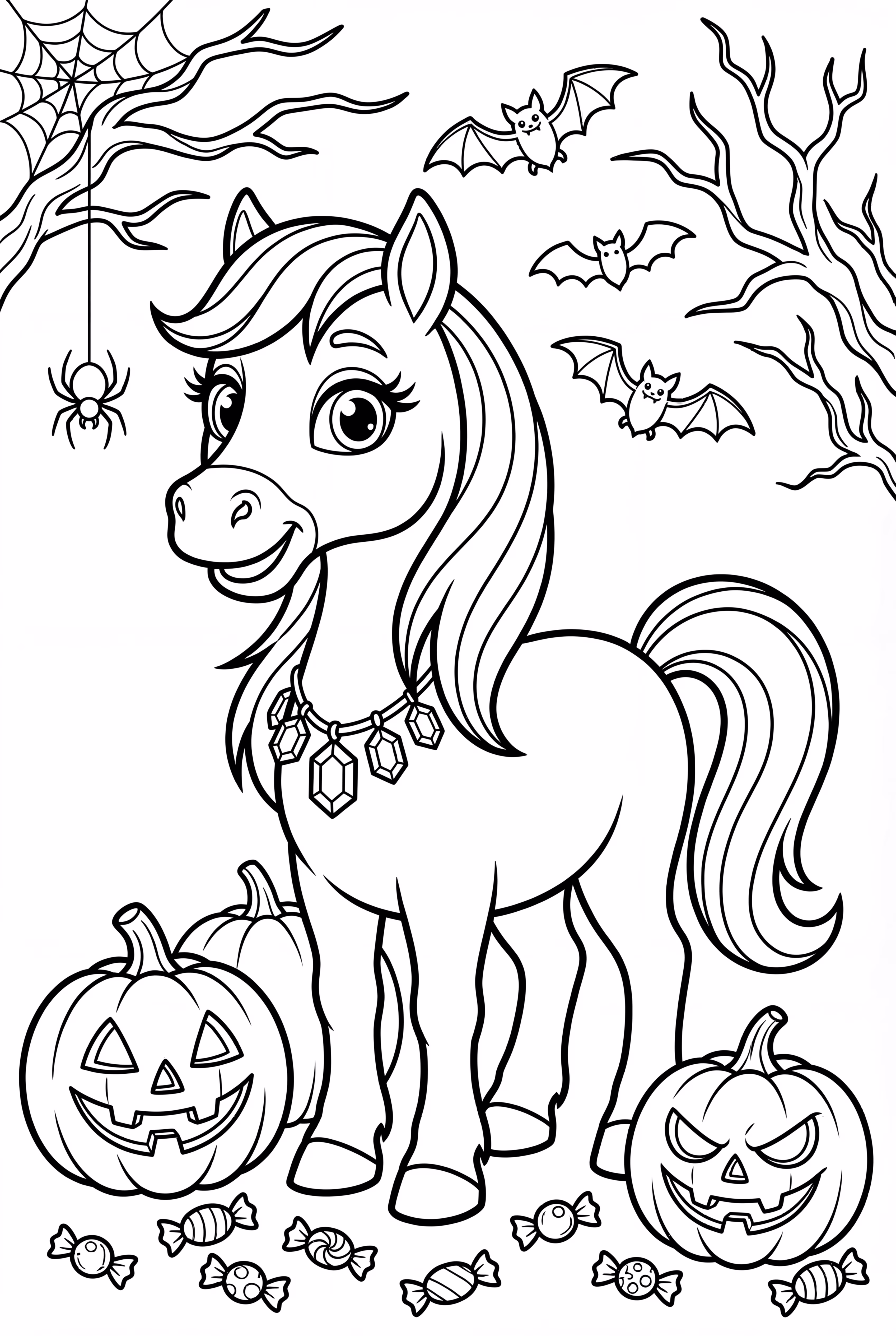 Halloween Horse in Costume