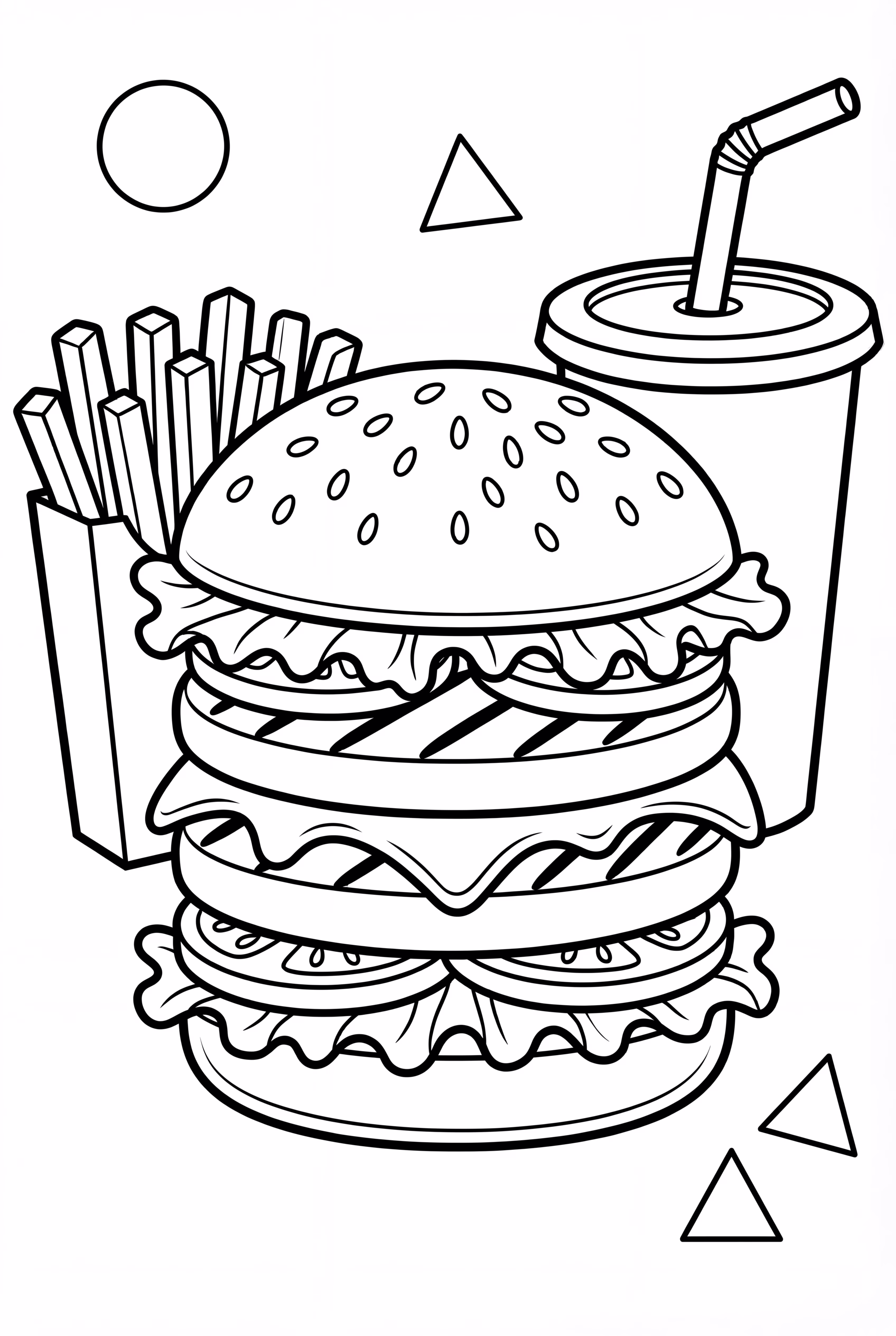 Hamburger With All The Toppings