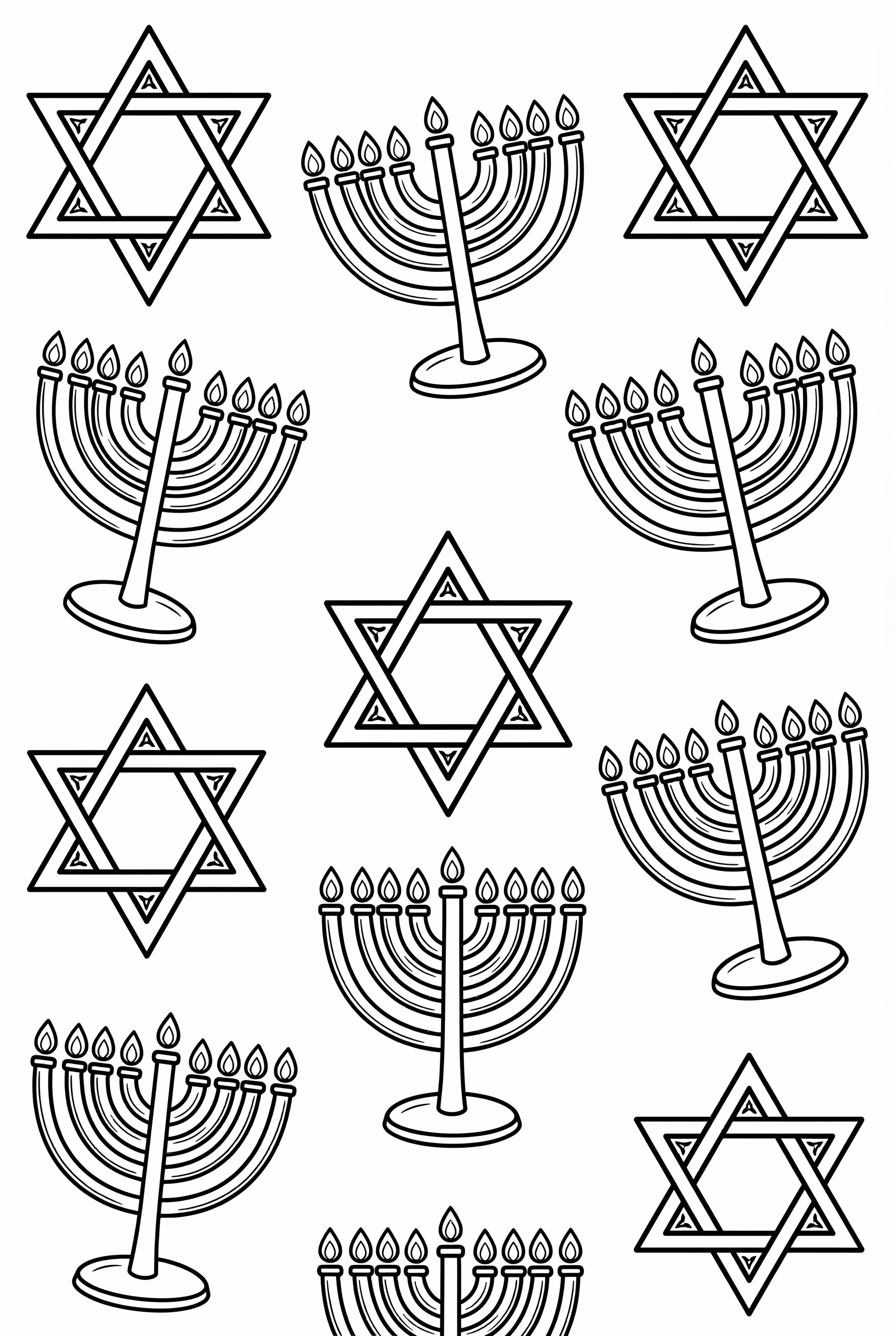 Hanukkah Star Of David Pattern