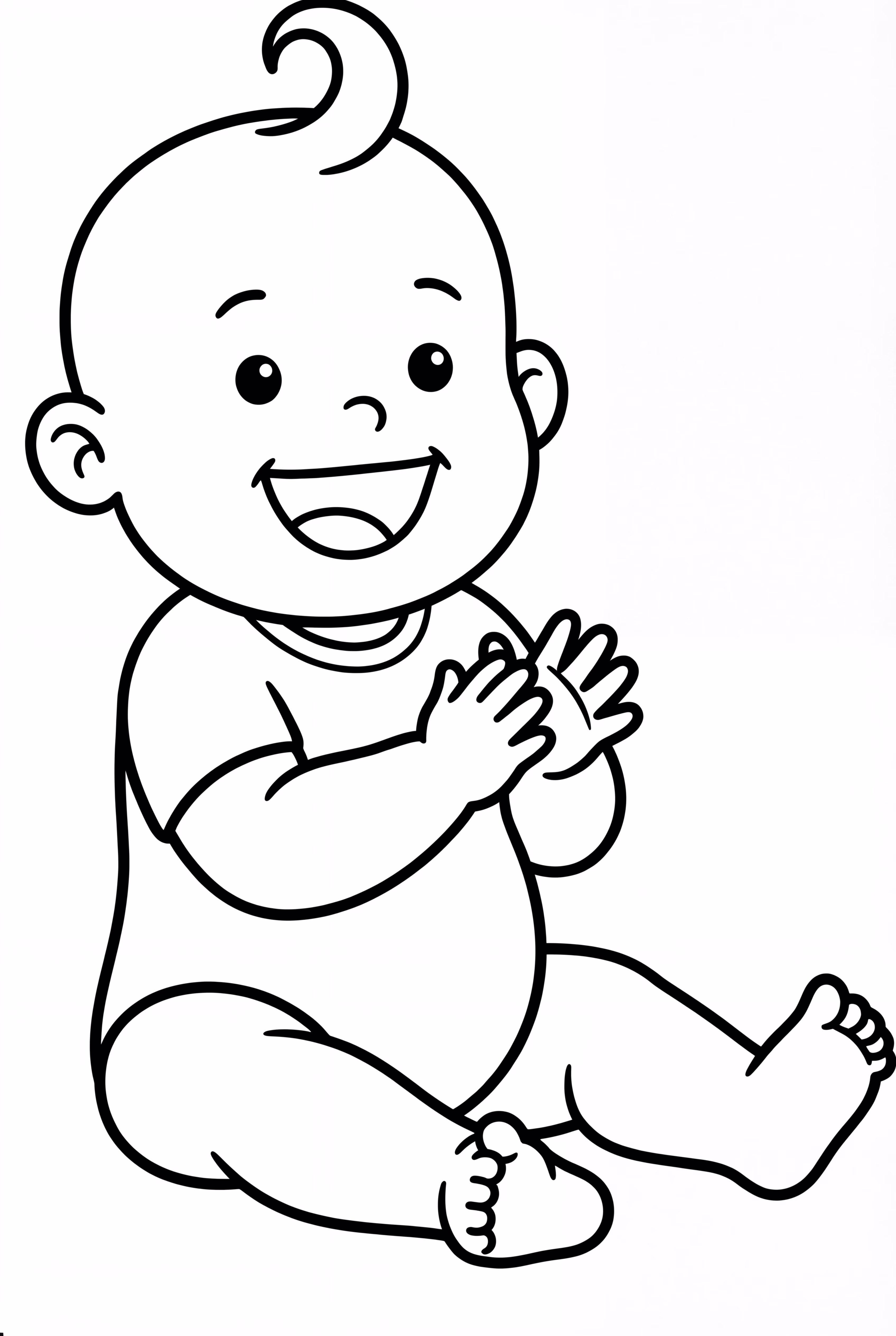 Happy Baby Clapping Hands