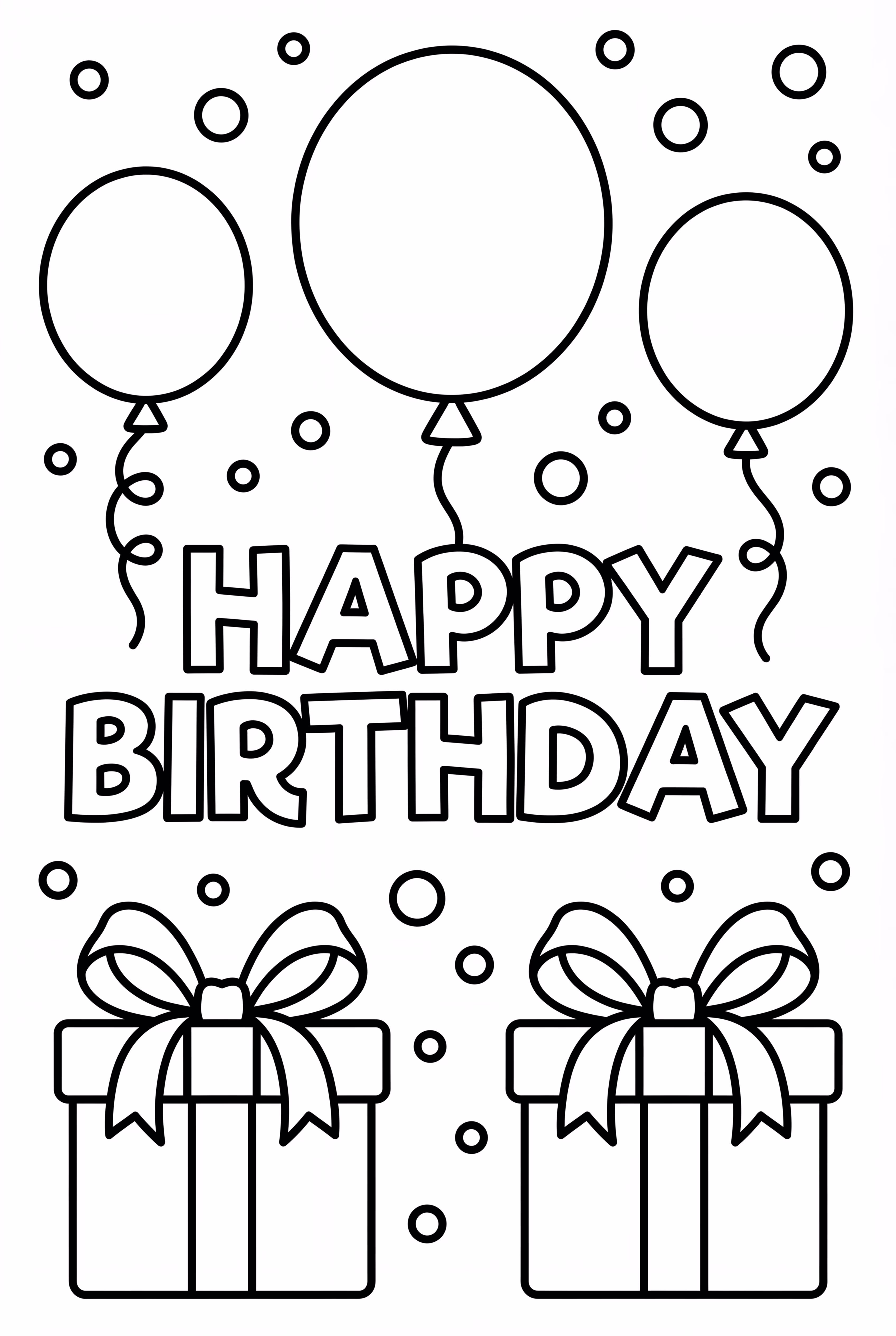 Happy Birthday Banner With Letters