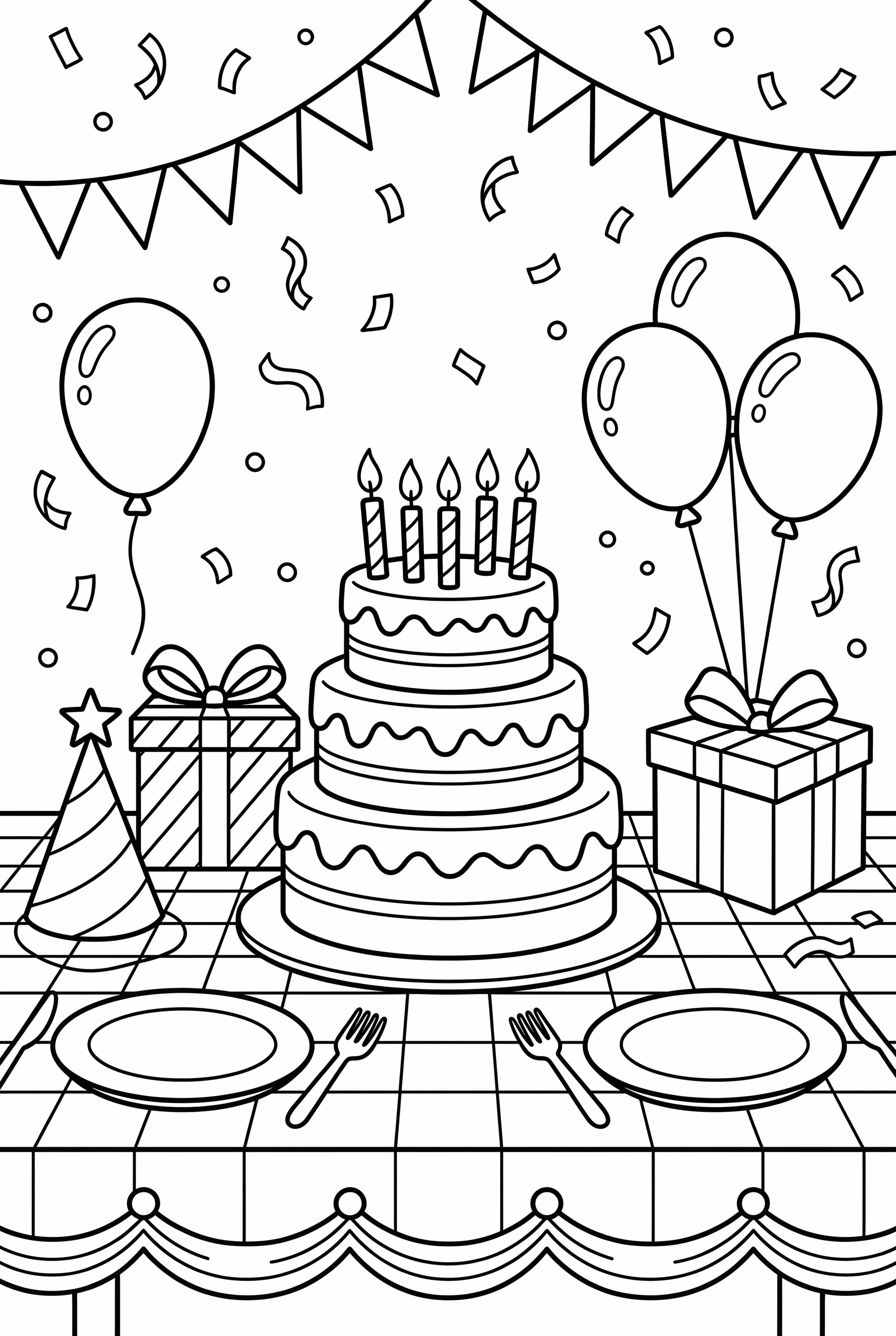 Happy Birthday Great Feast Table