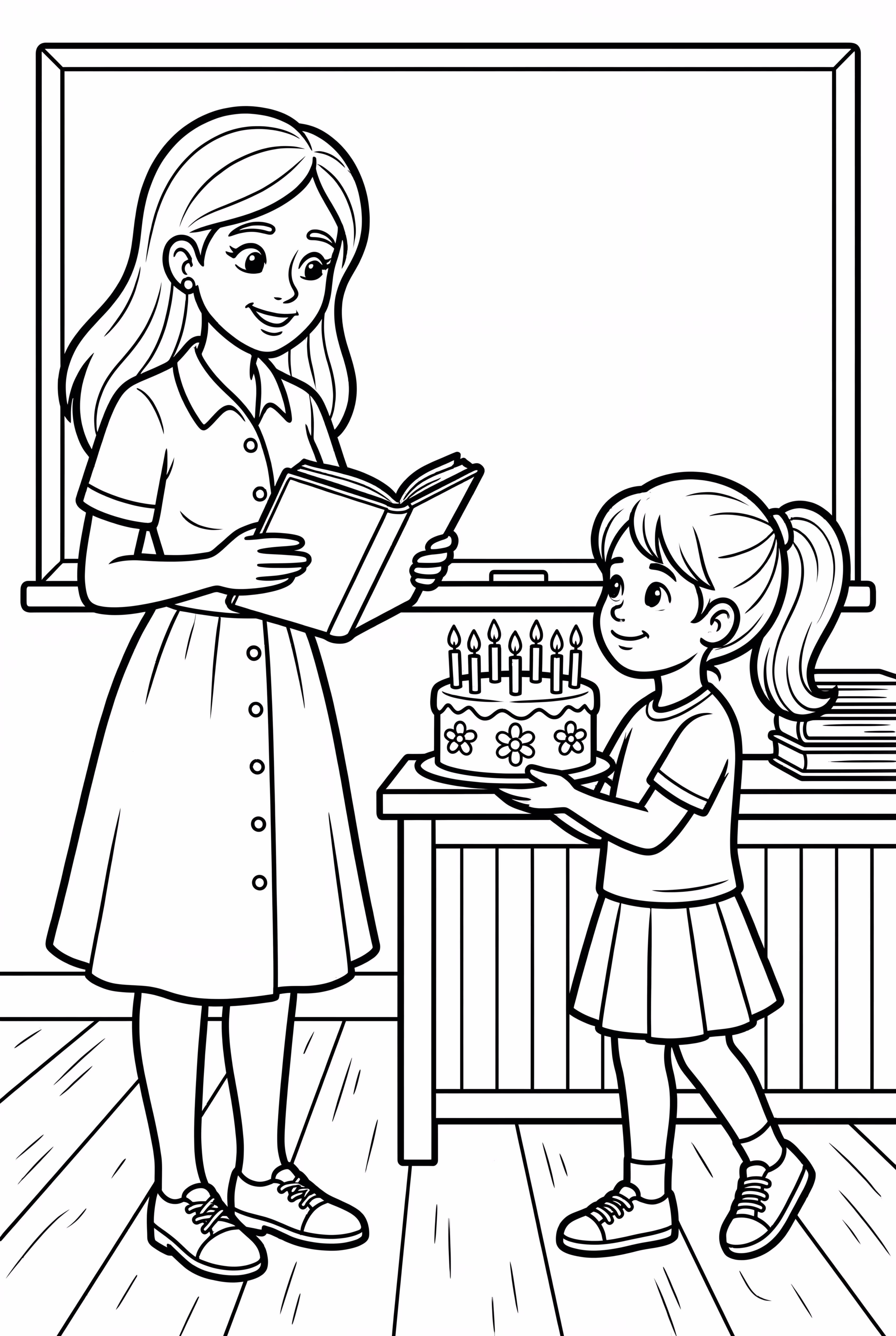 生日快樂老師蛋糕驚喜