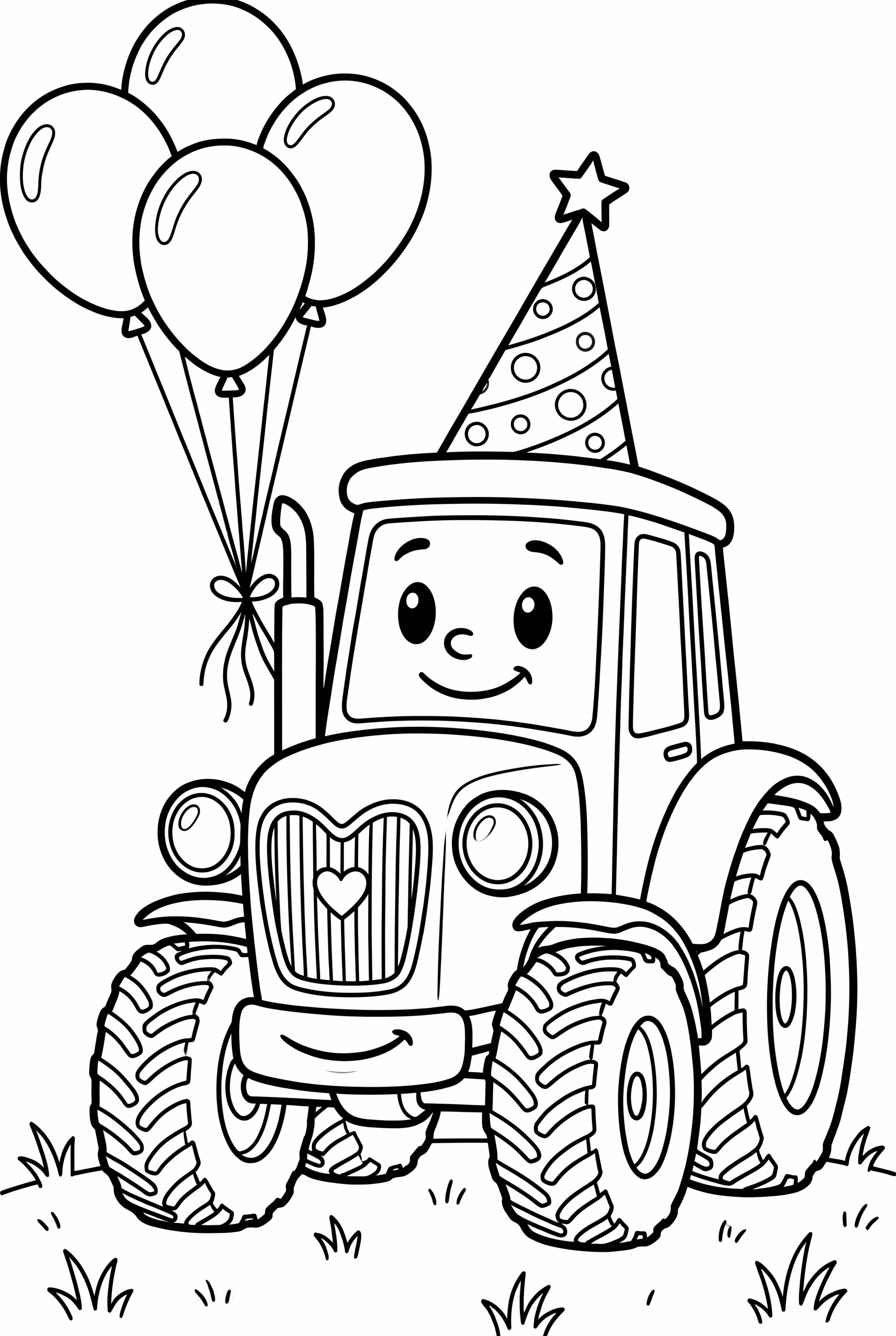 Fiesta de Cumpleaños del Tractor Feliz