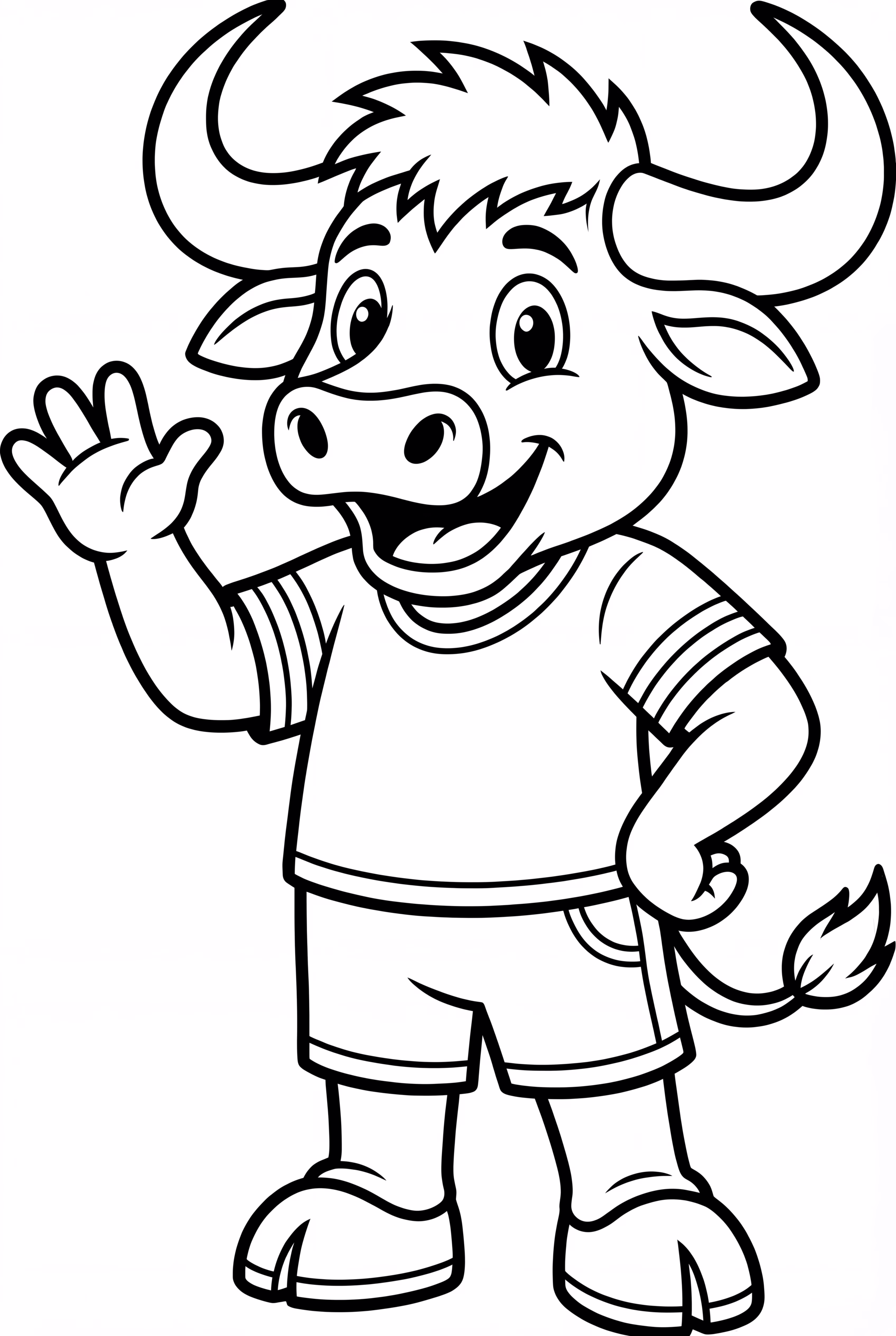 Happy Buffalo Bills Mascot Billy