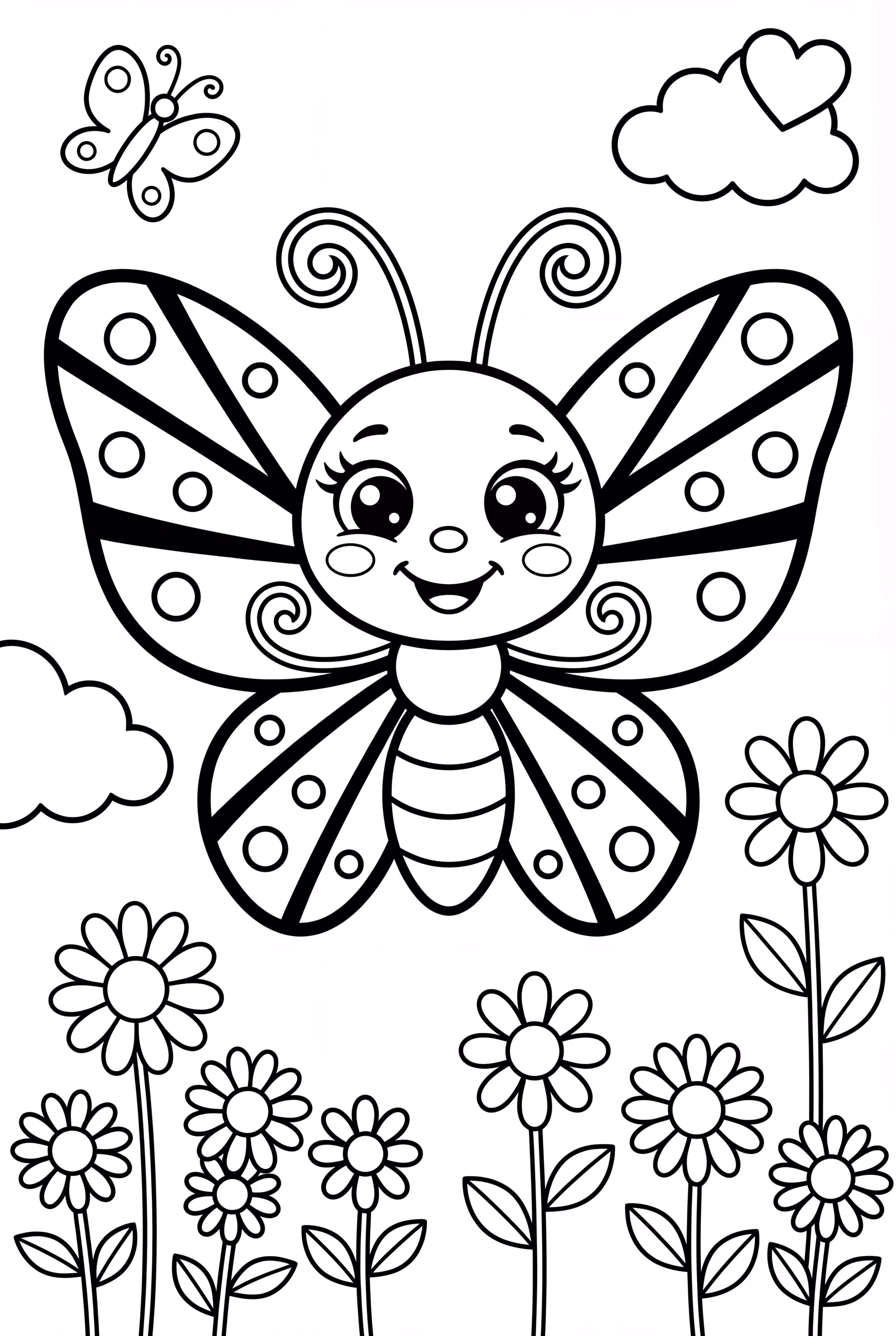 Happy Butterfly Face