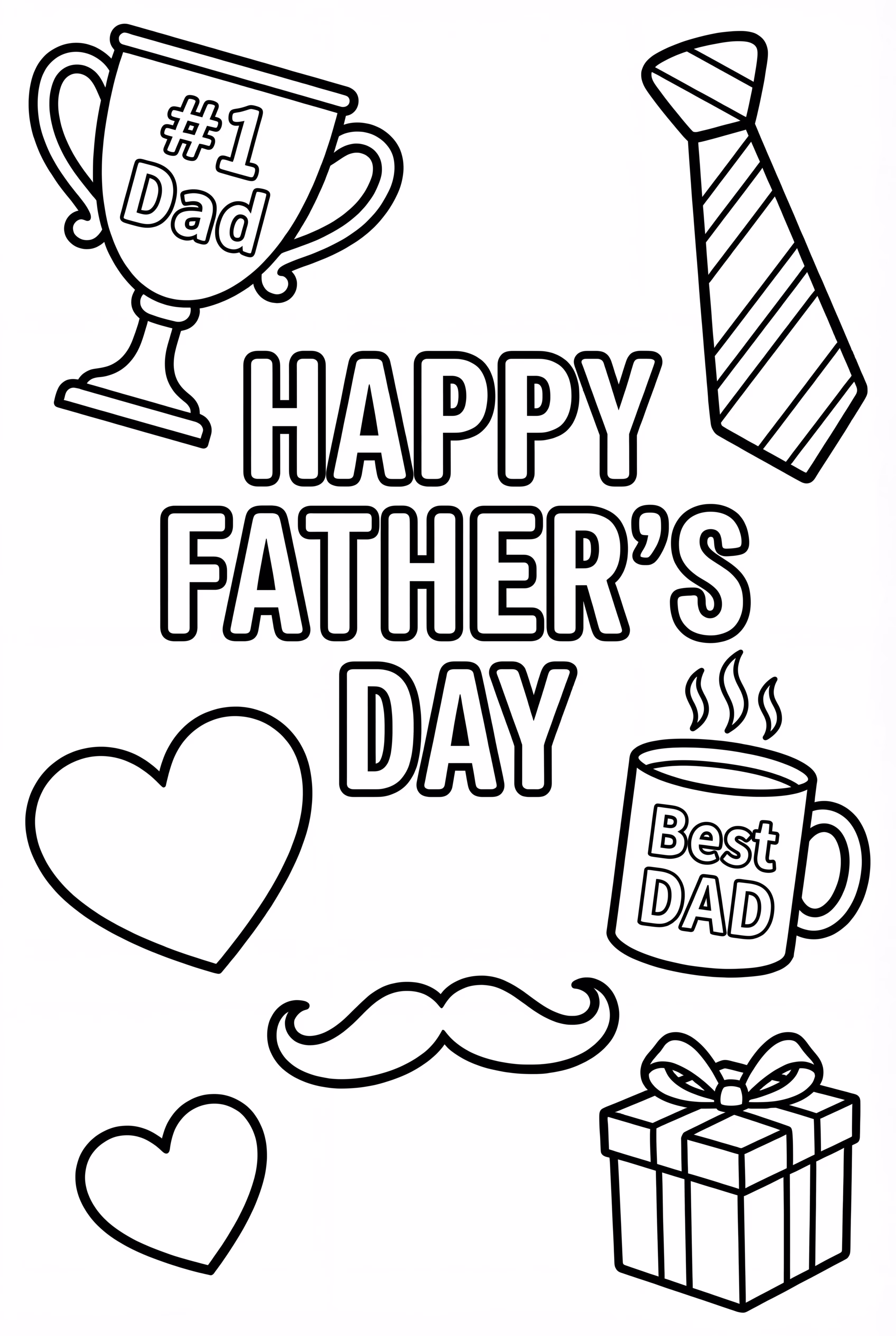 父の日のフォトコラージュ