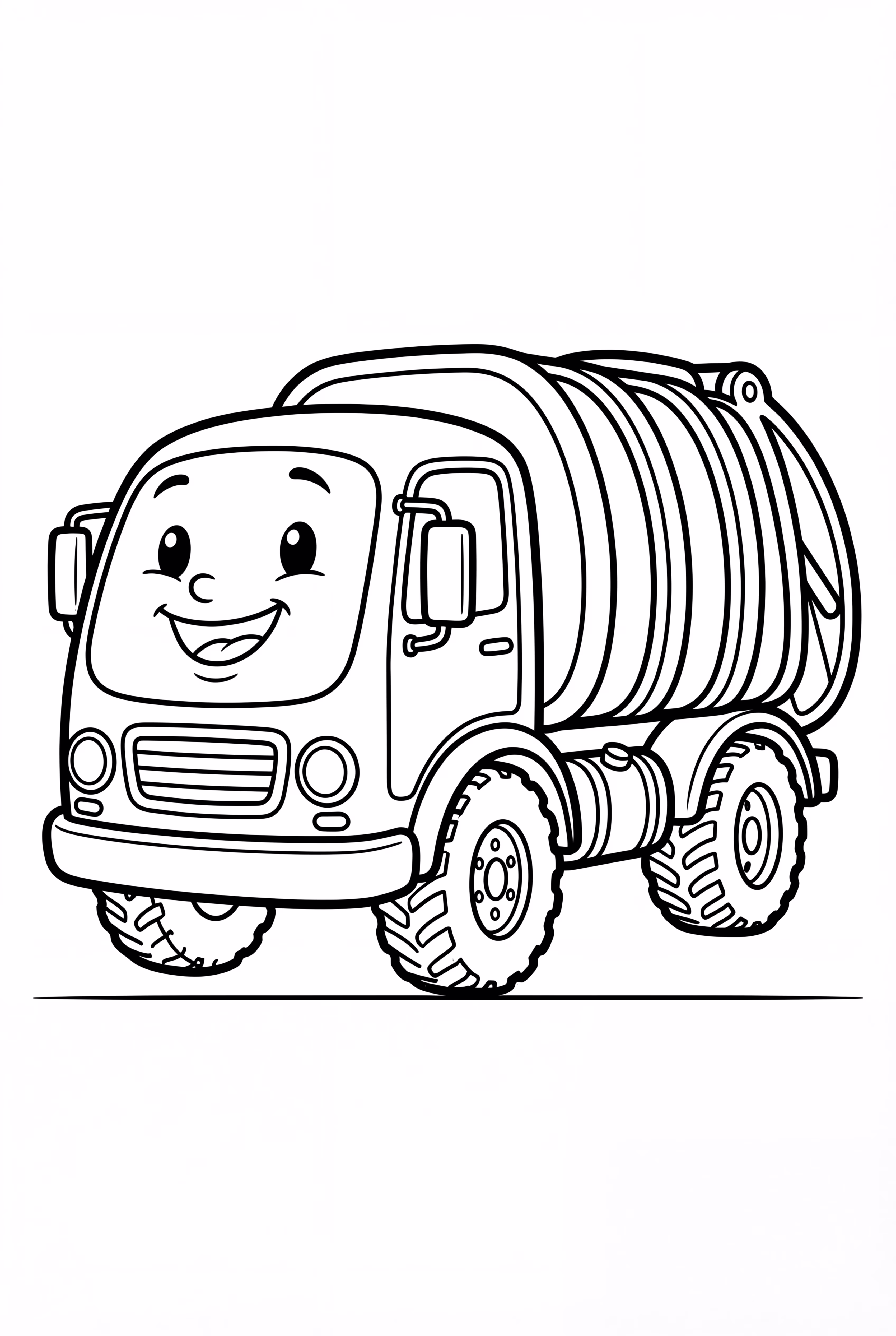 Happy Garbage Truck