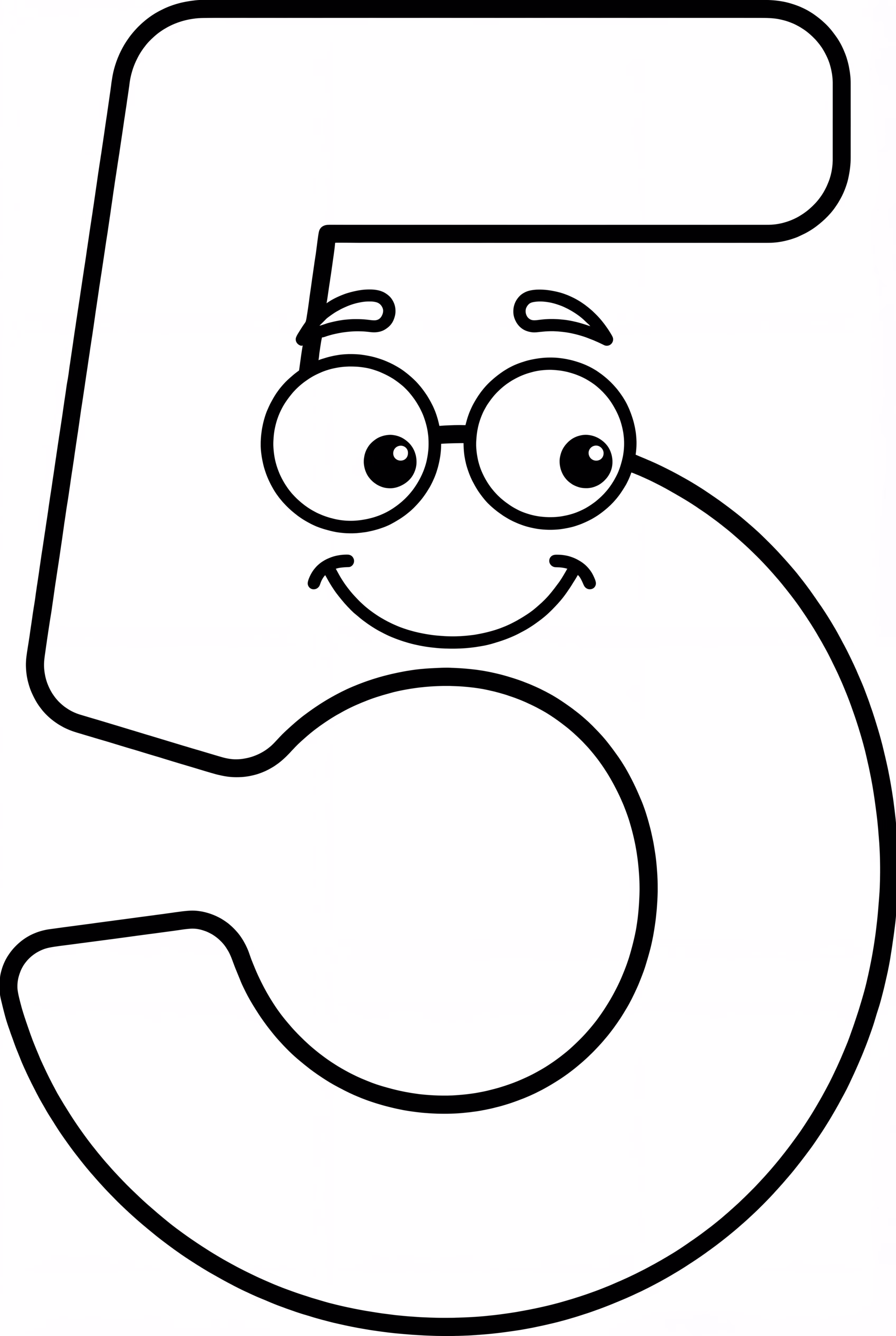 Happy Number Five Character