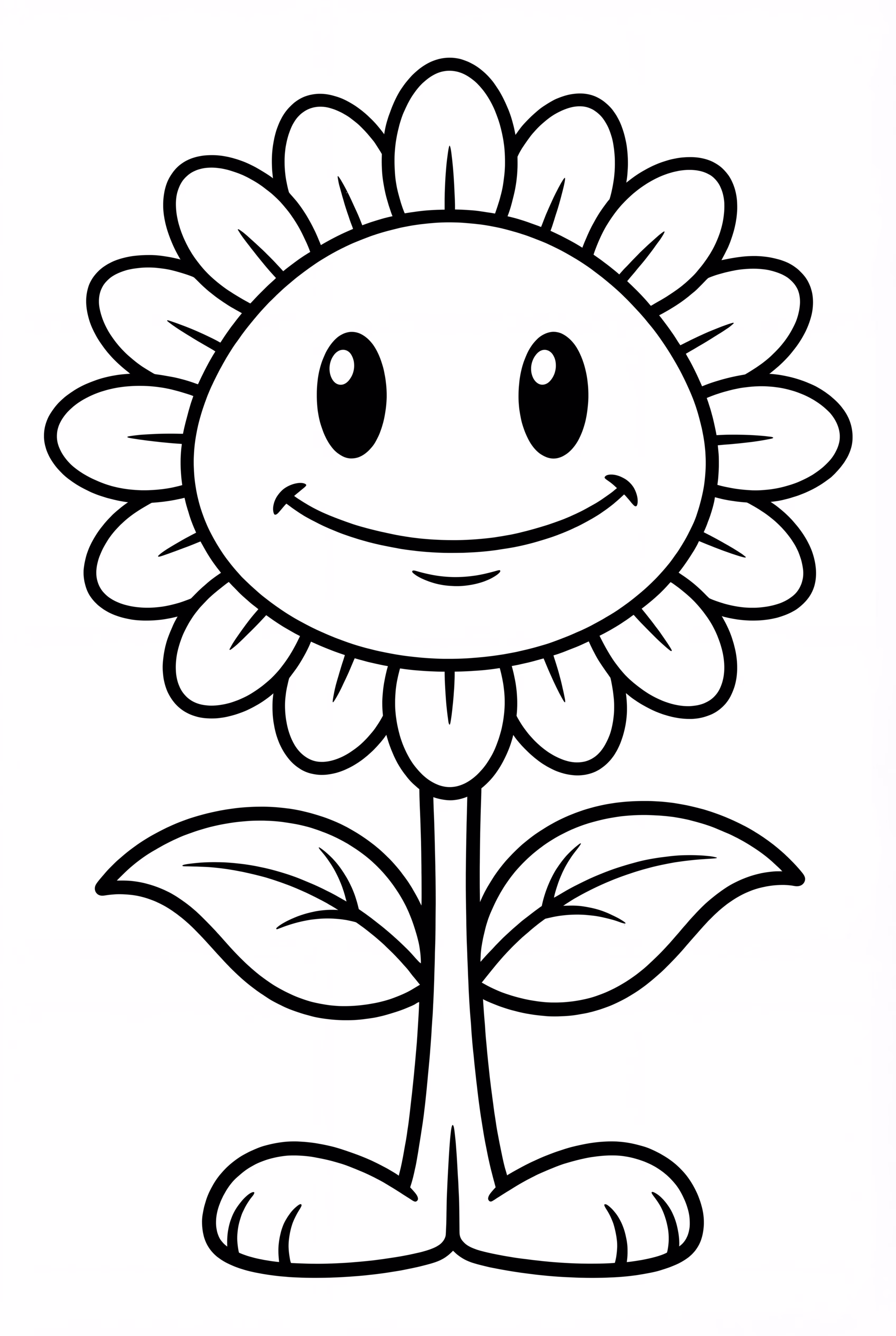 Girasol Feliz de Plants Vs Zombies