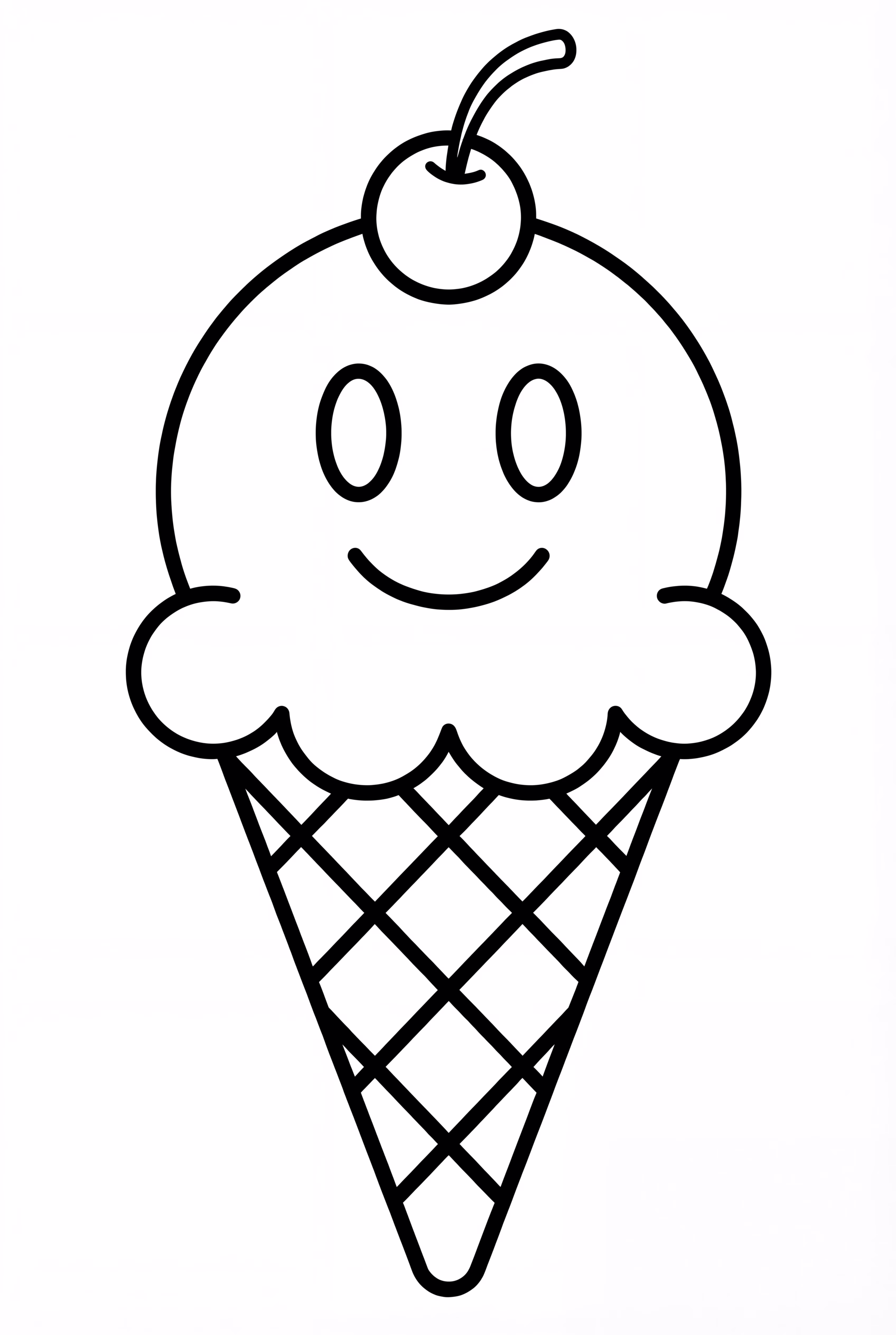 Happy Summer Ice Cream Cone