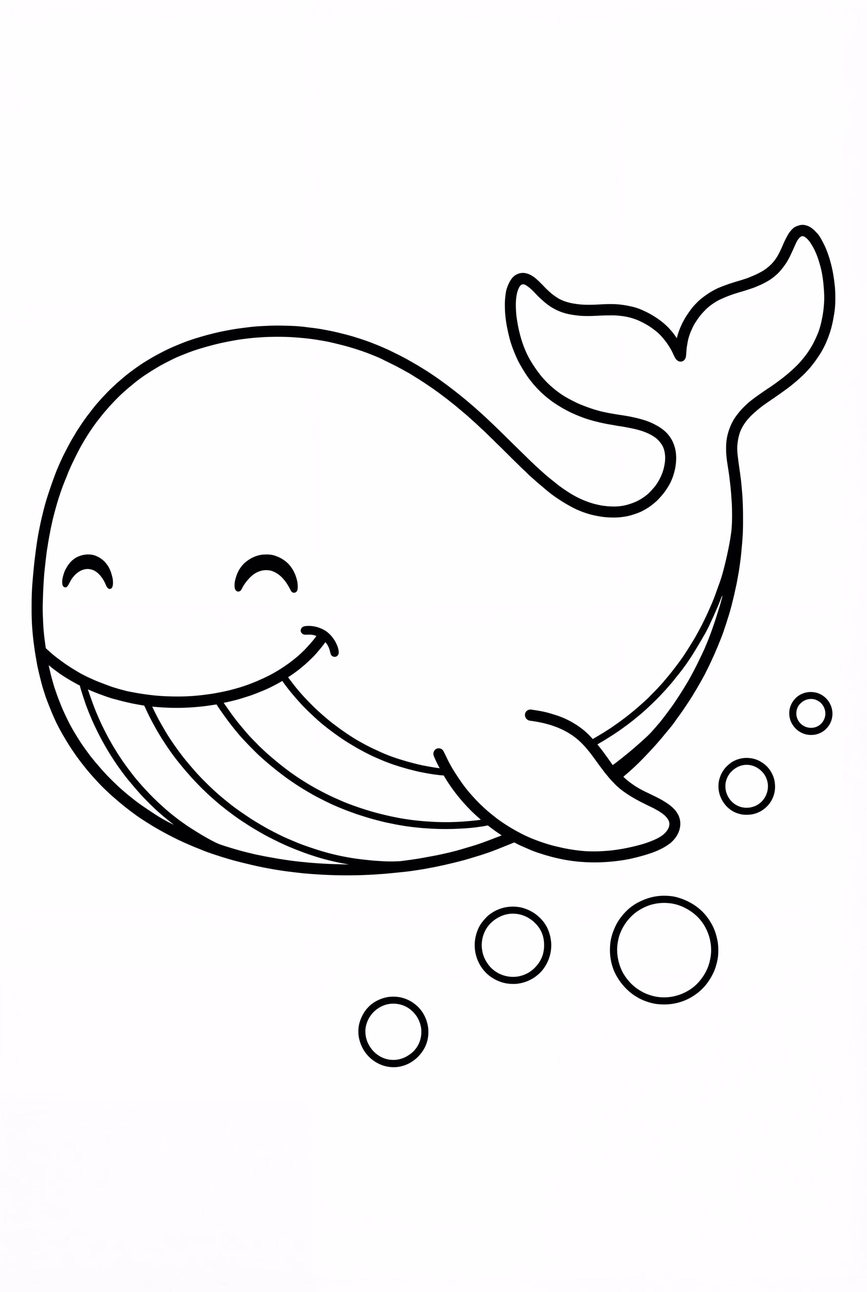 快乐的微笑鲸鱼