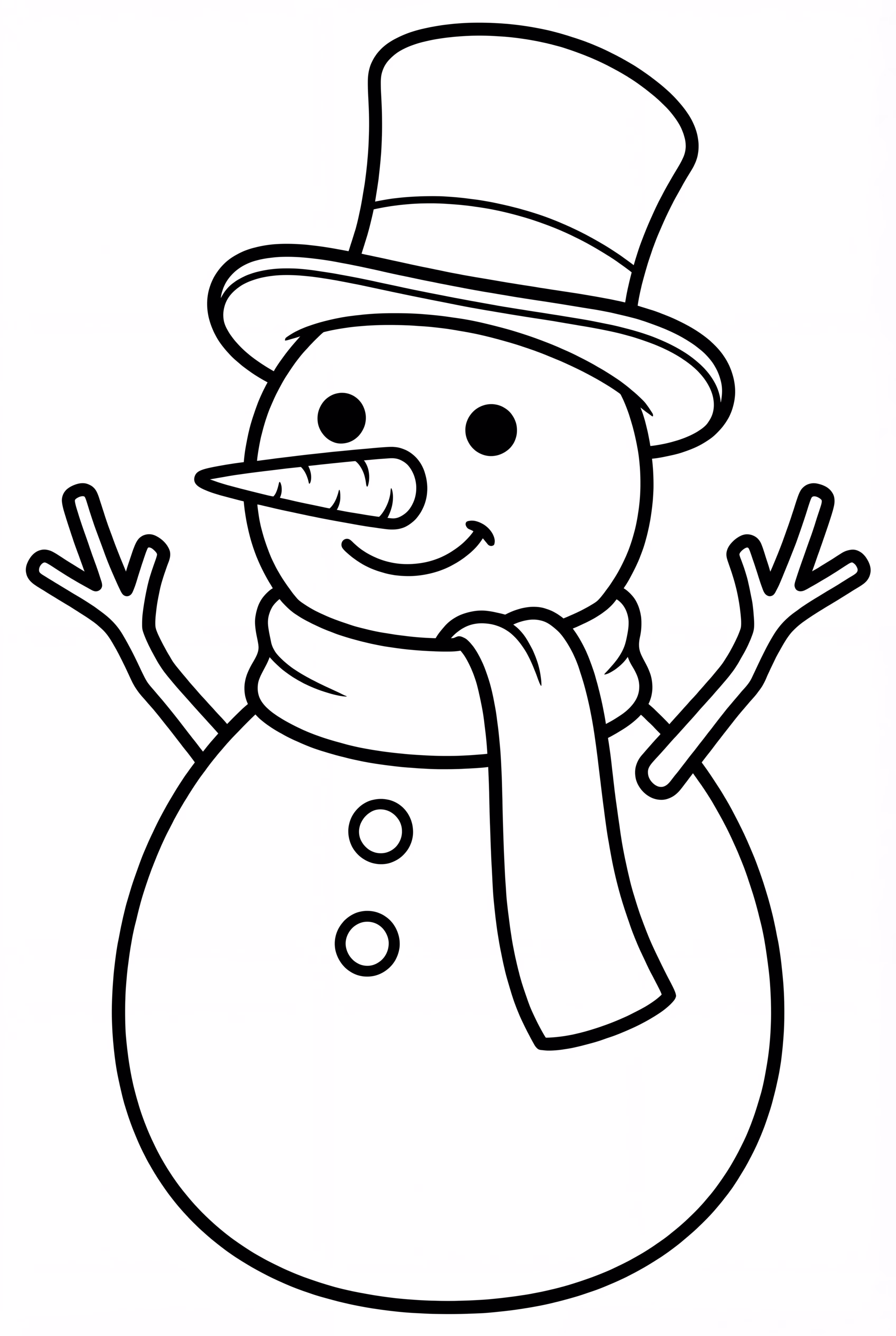 Happy Winter Snowman