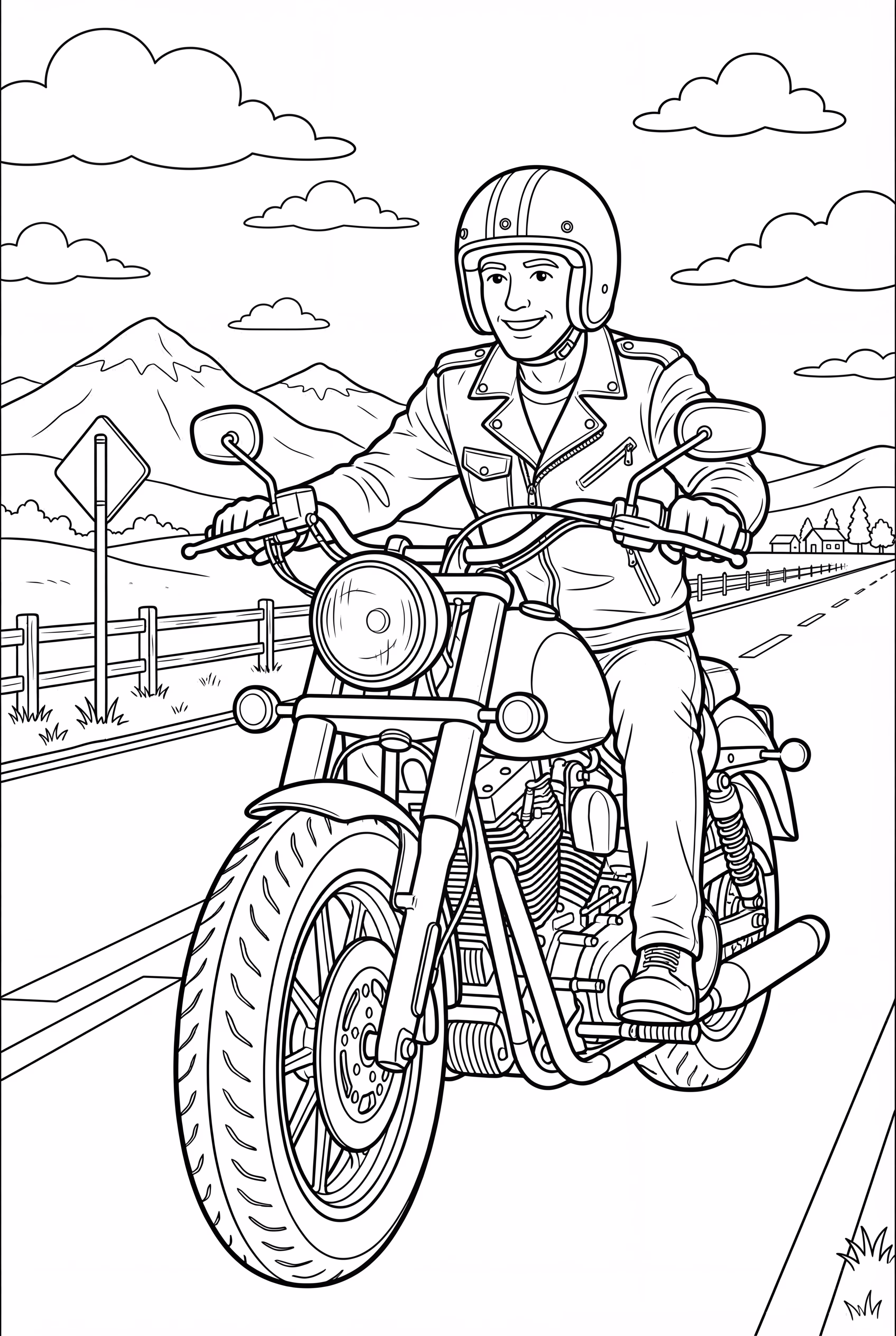 Harley Davidson Motorcycle Rider