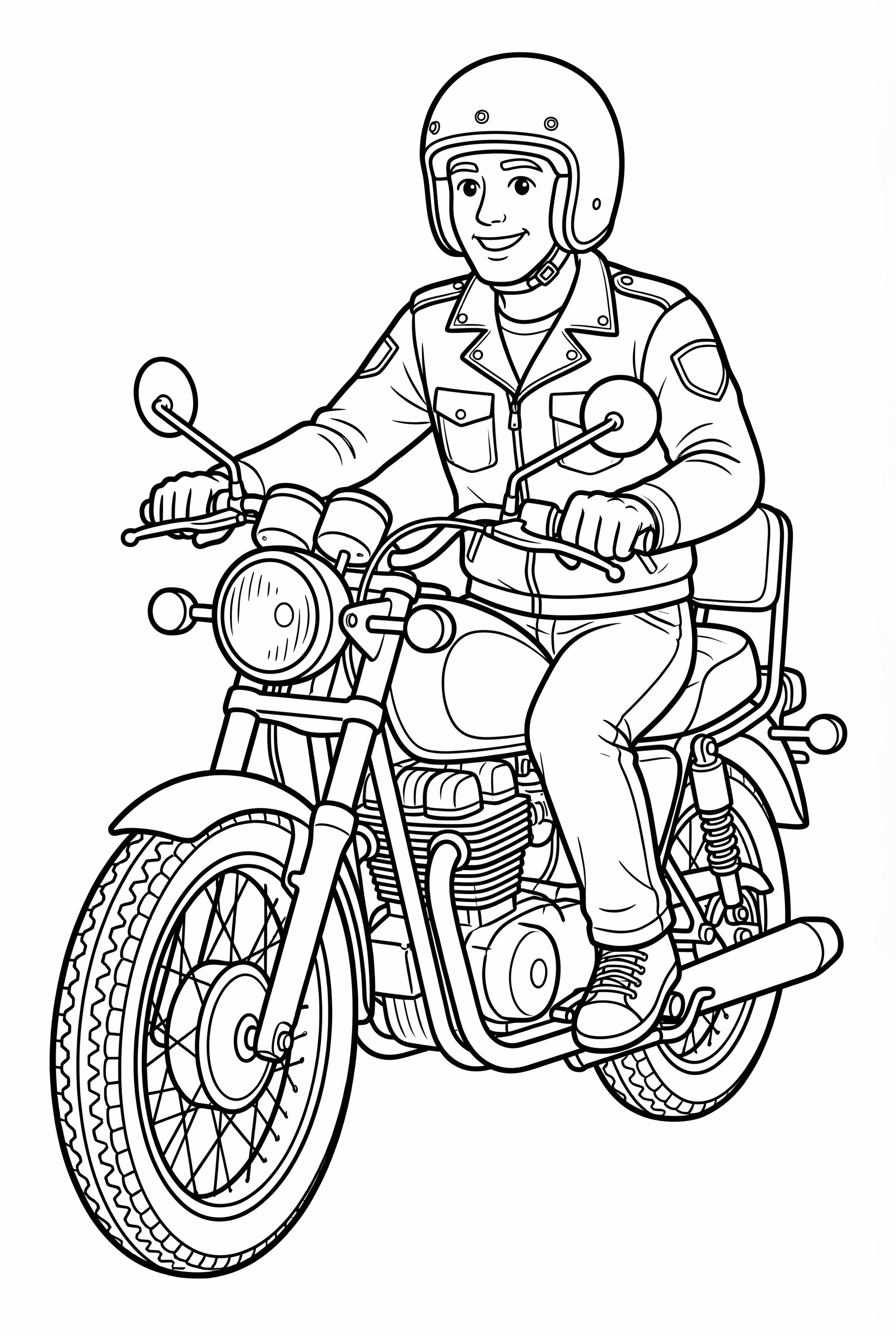 Motard Harley Davidson