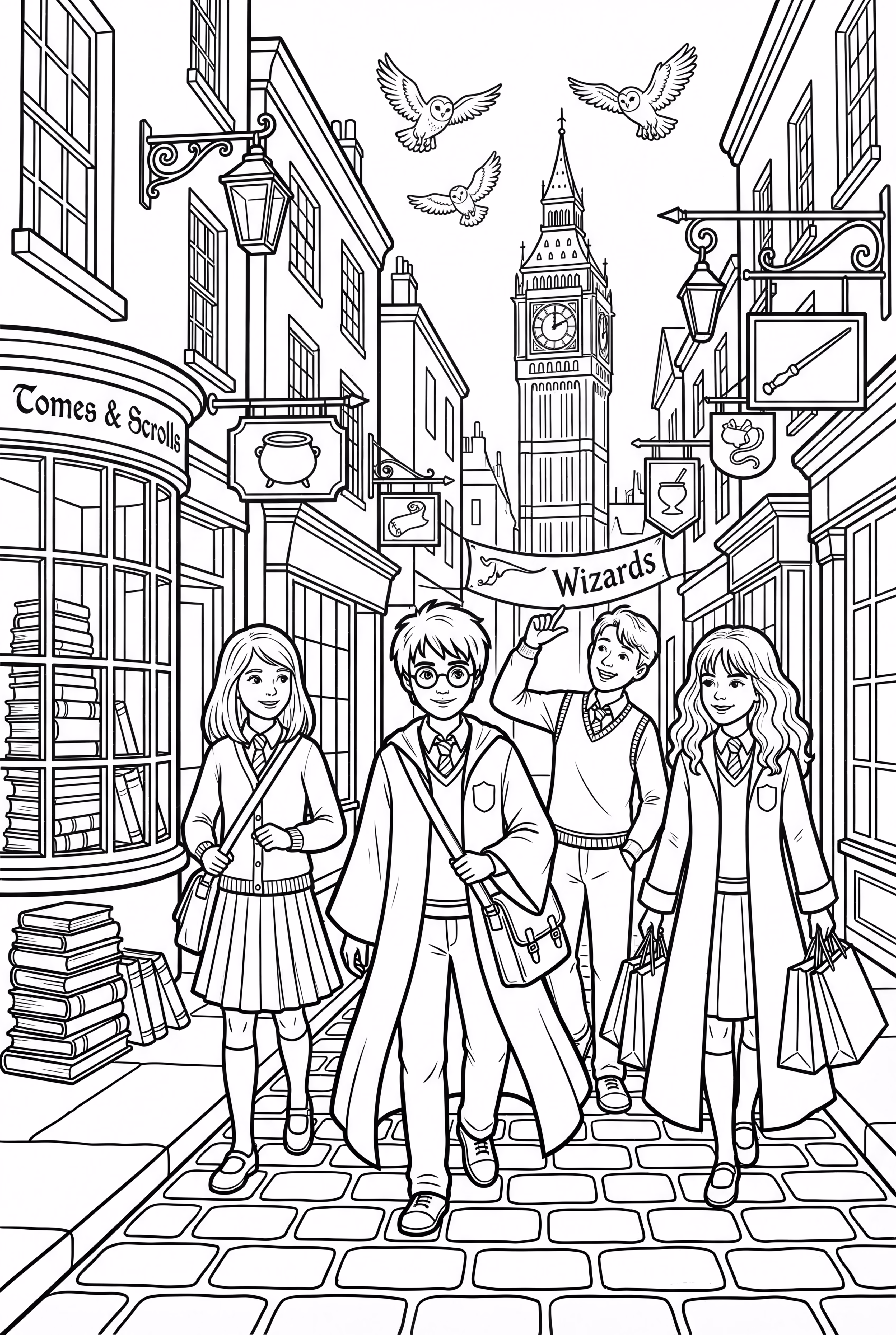 harry potter diagon alley shopping -2