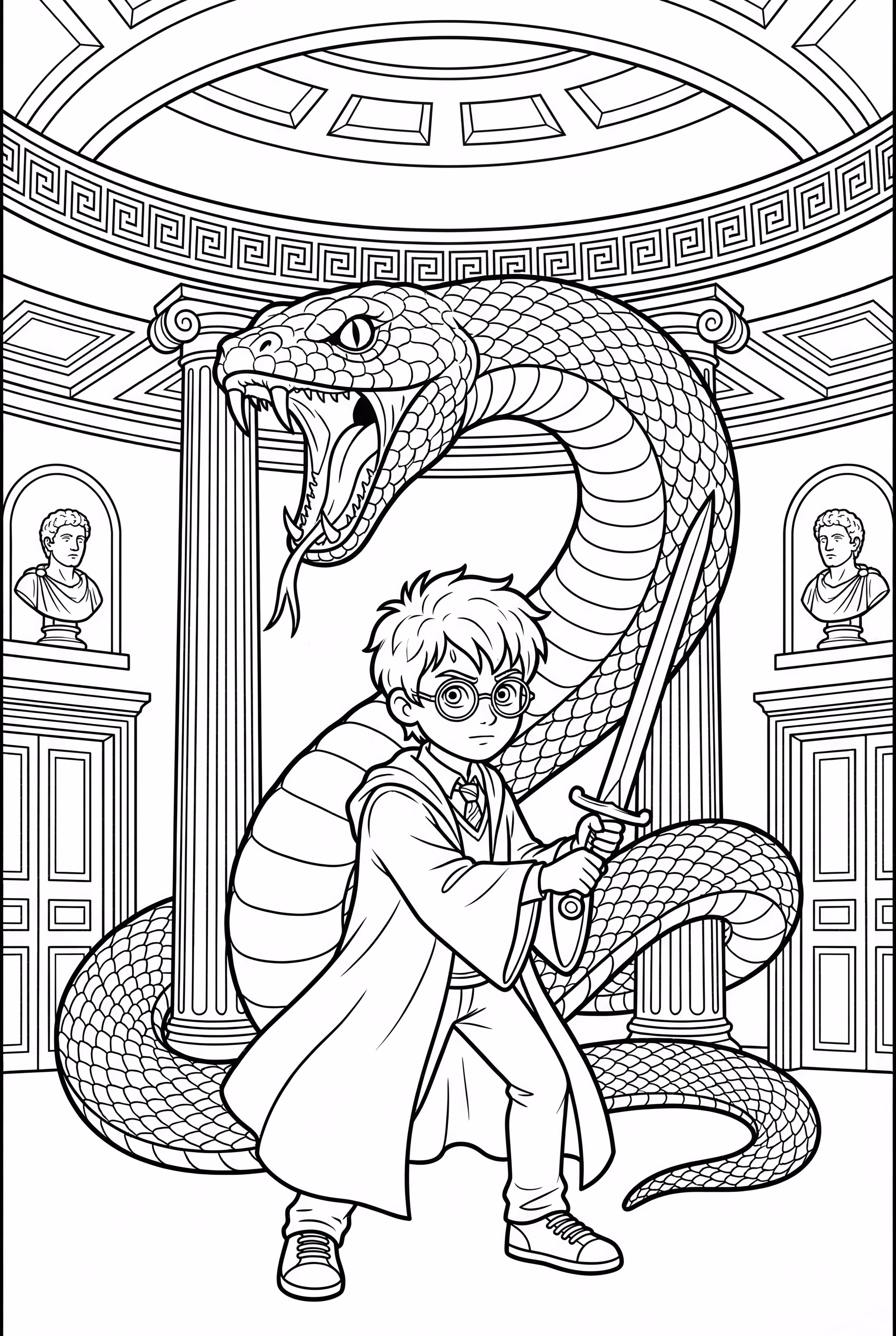 harry potter vs basilisk battle -2