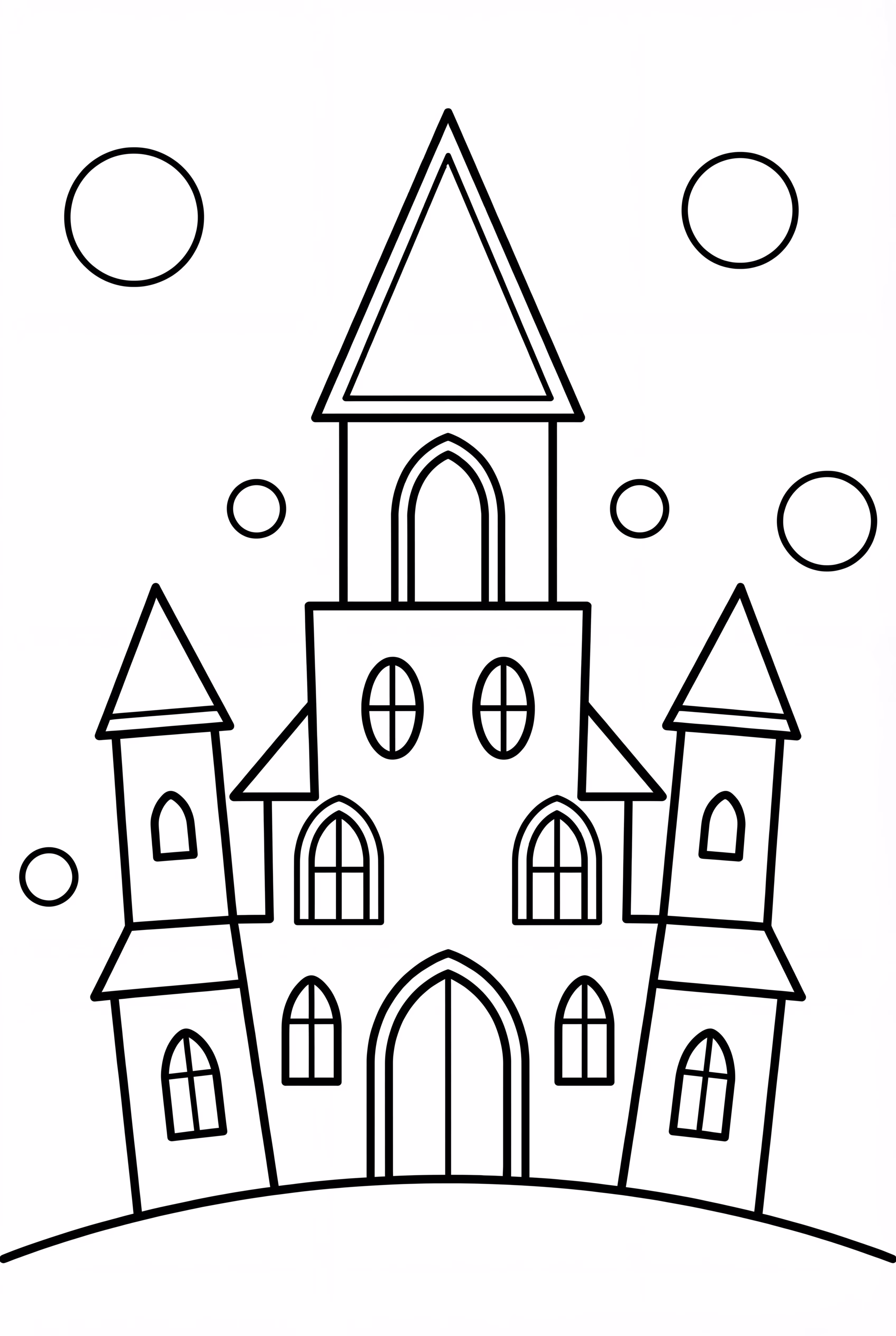 Haunted House And Glowing Orb Lights