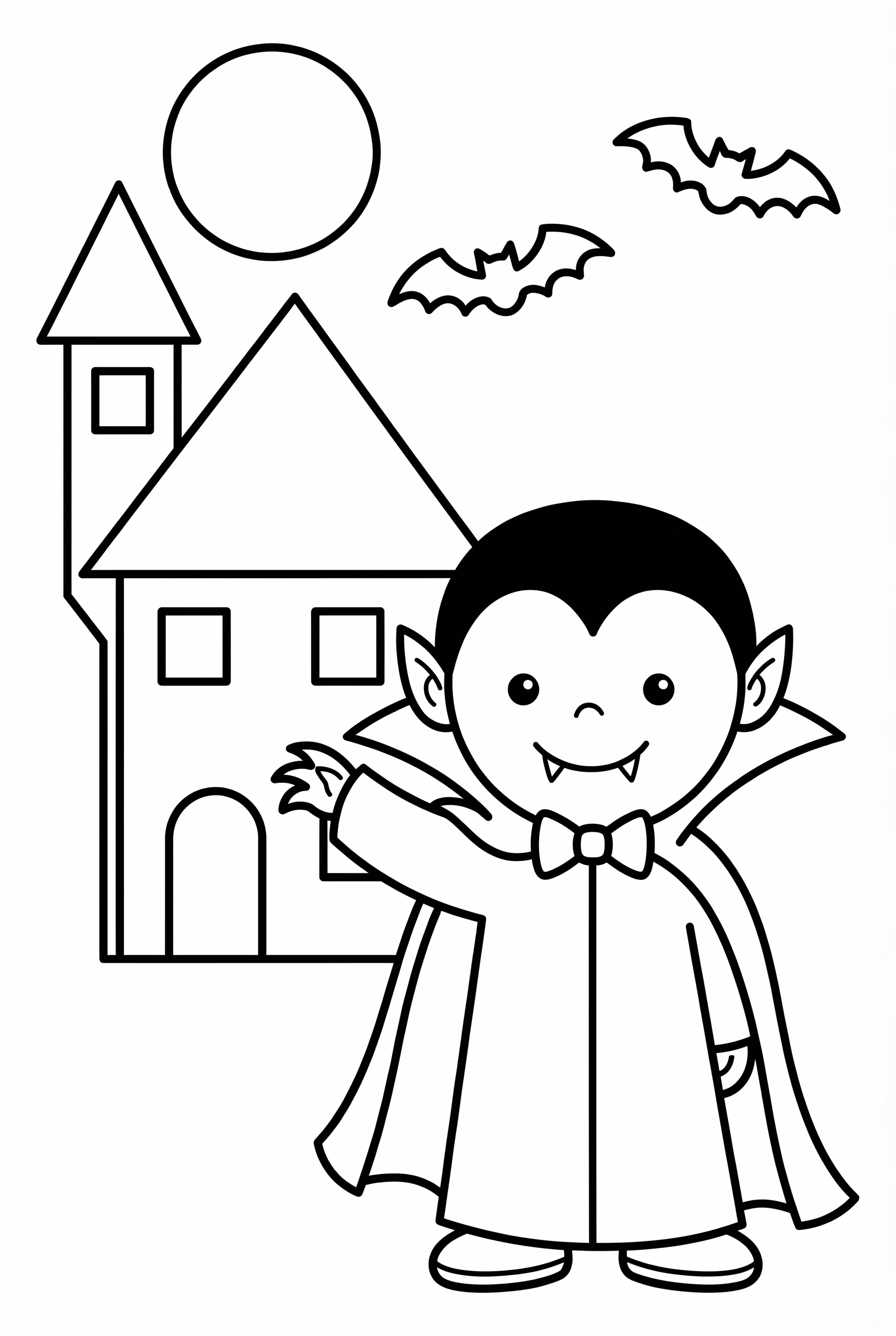 Haunted House With Friendly Vampire