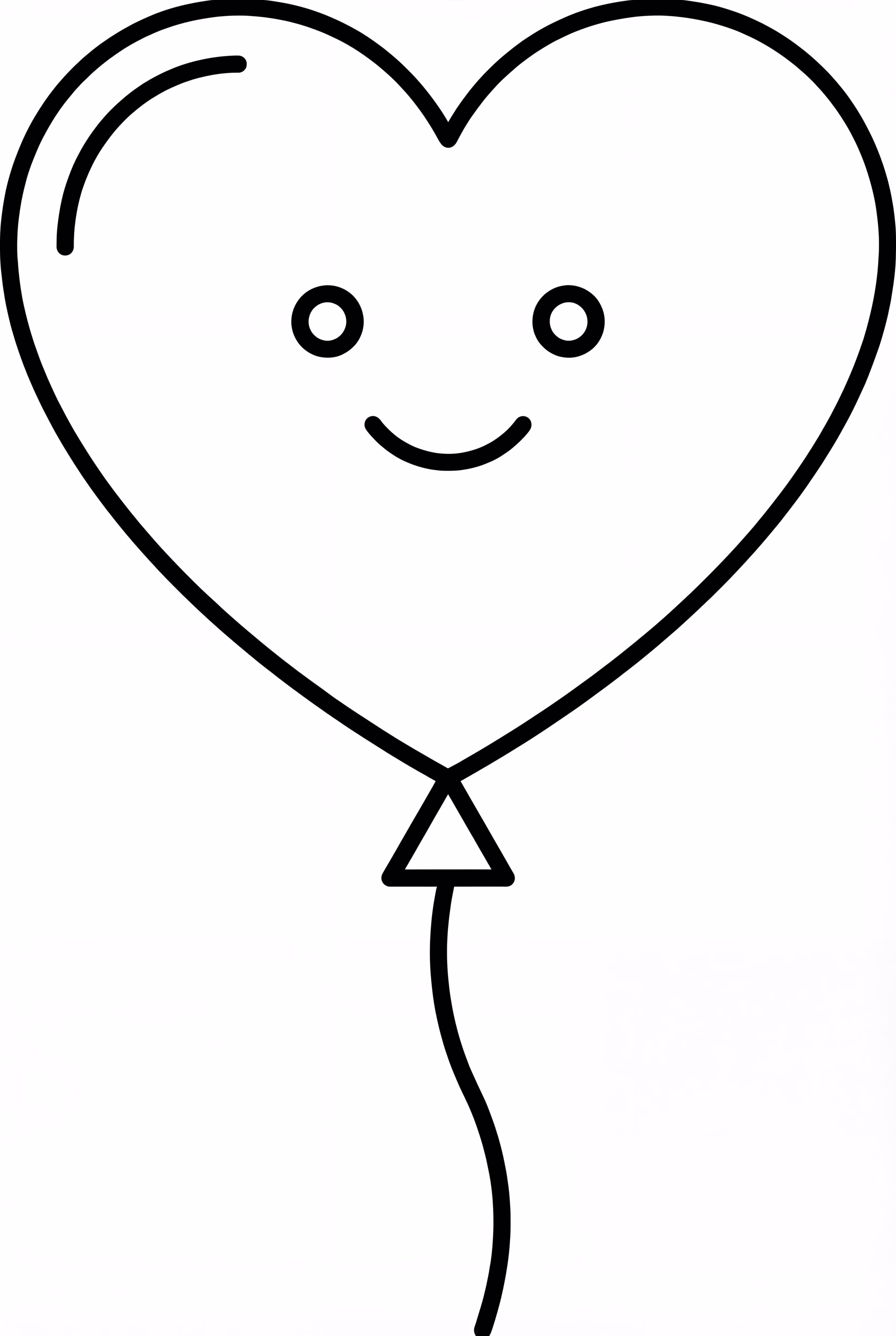 Heart Balloon Floating Skyward