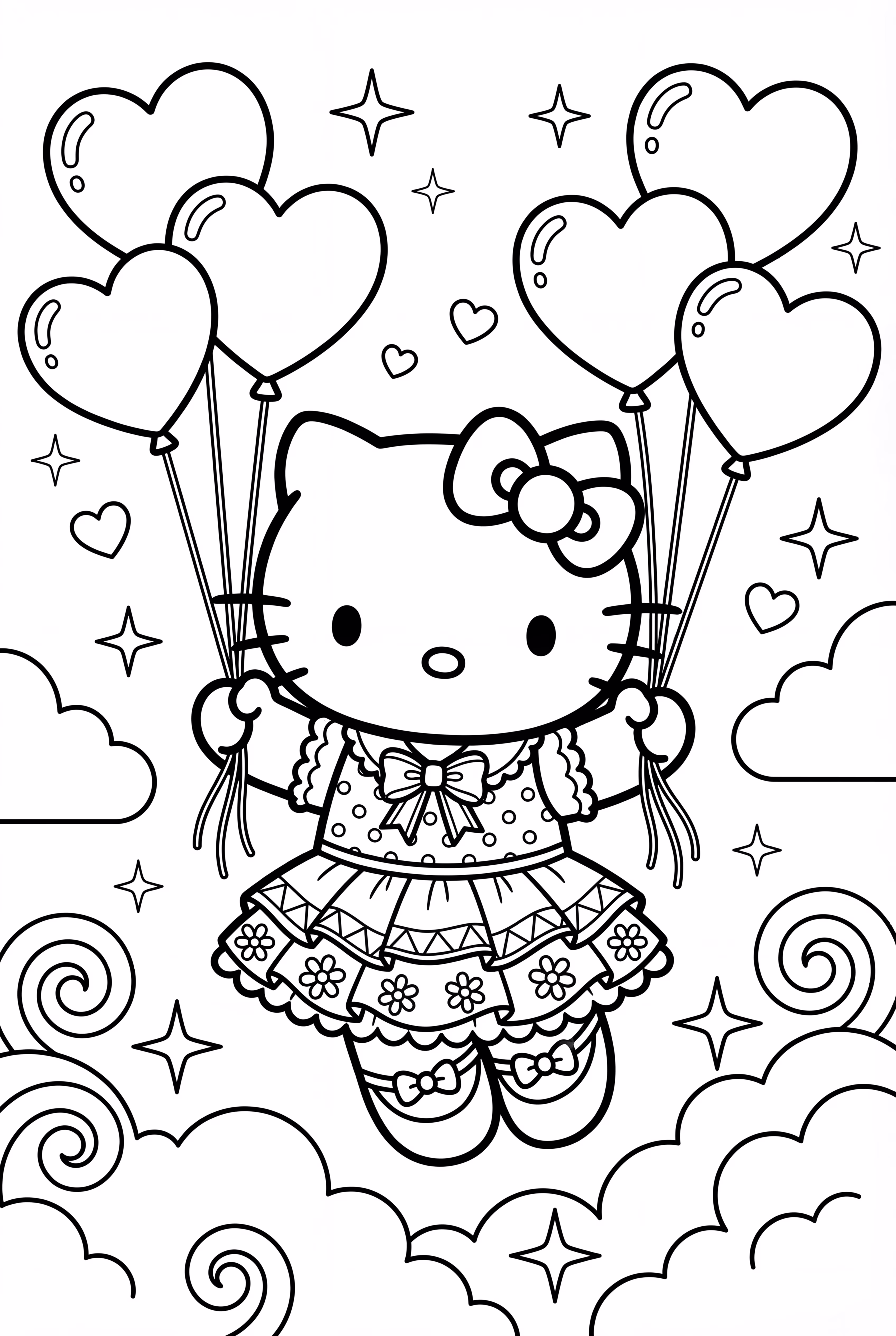 心形气球与凯蒂猫-2
