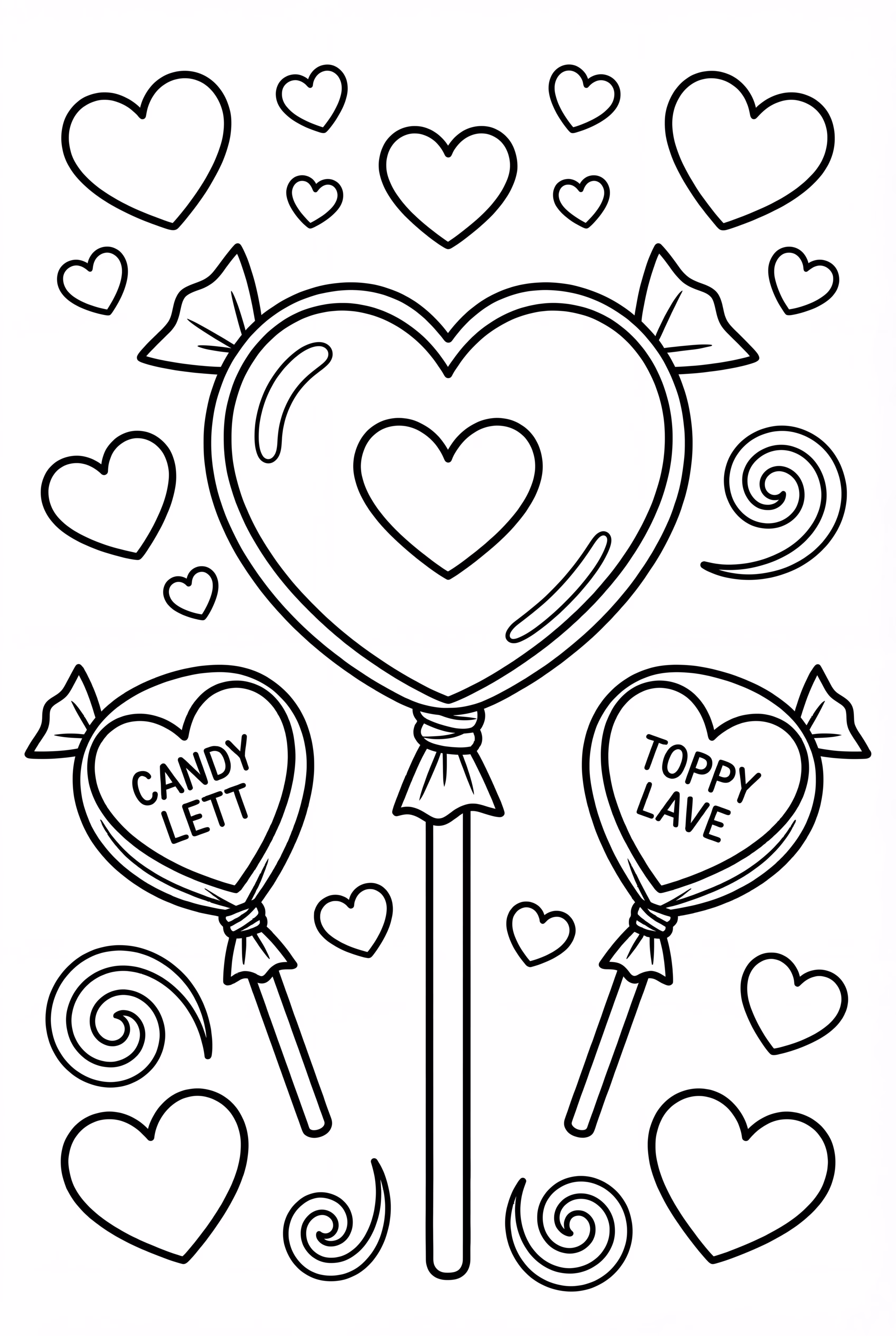 Heart Emoji And Candy Hearts