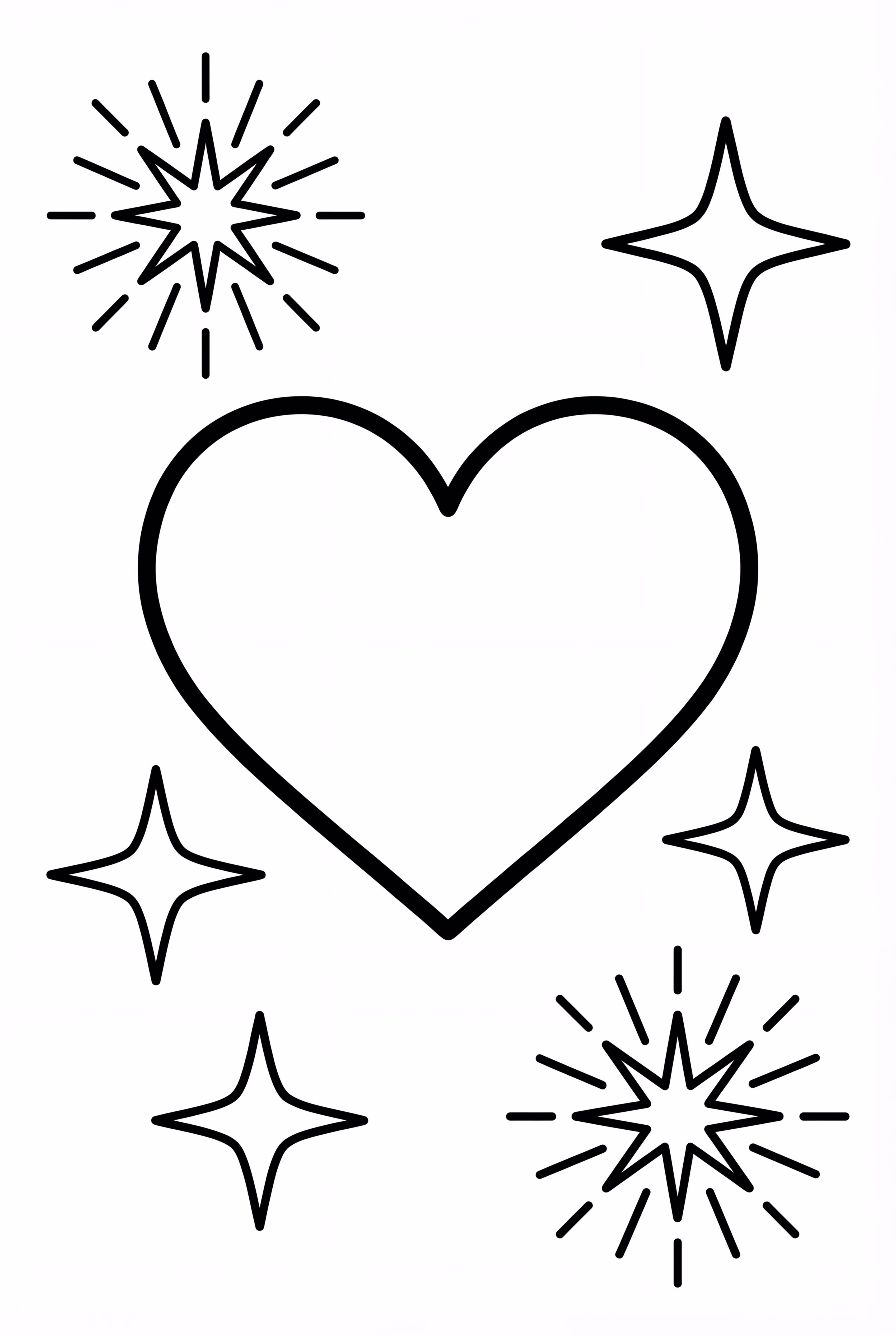 Heart Emoji With Sparkles