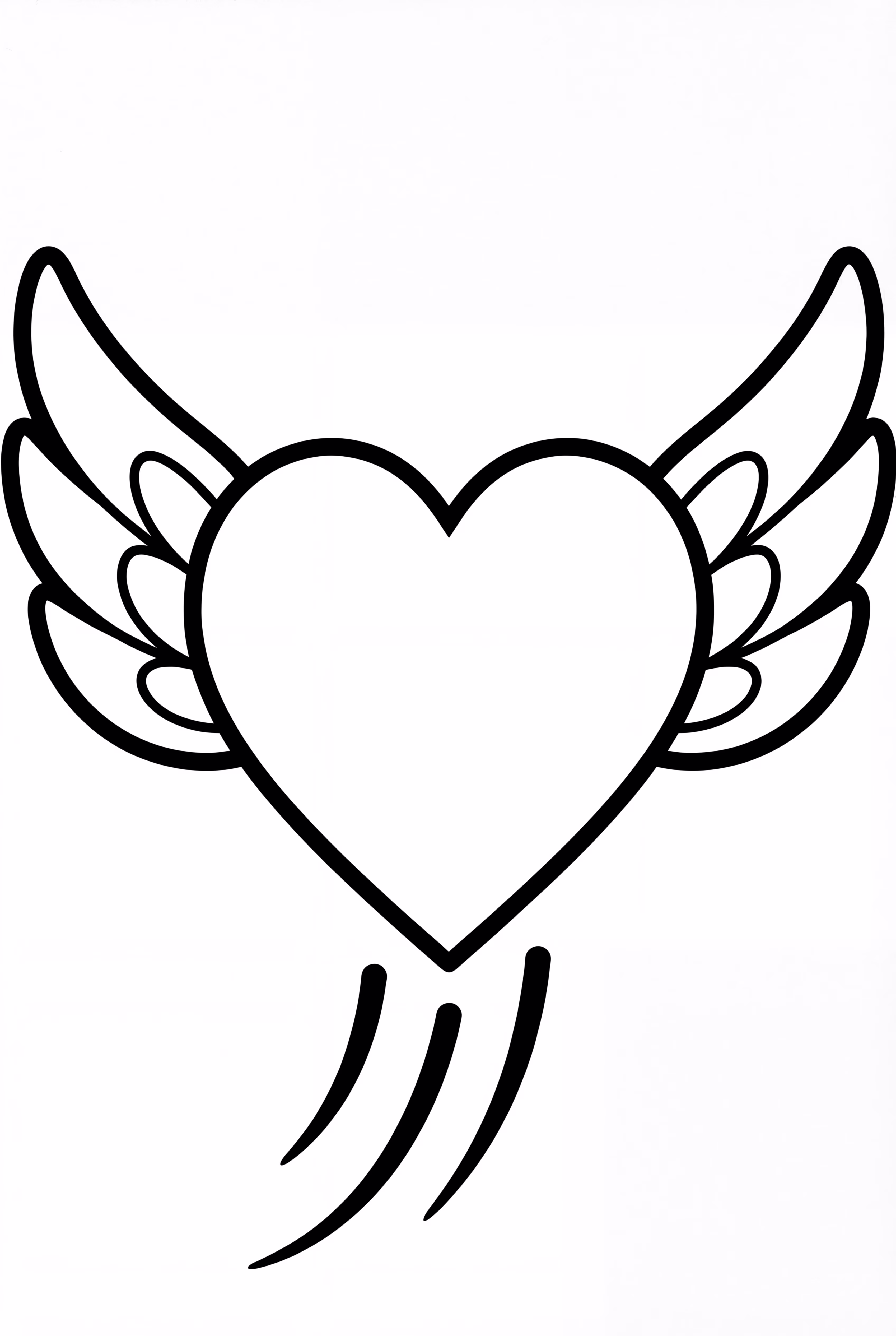 Herz Mit Flügeln Fliegen