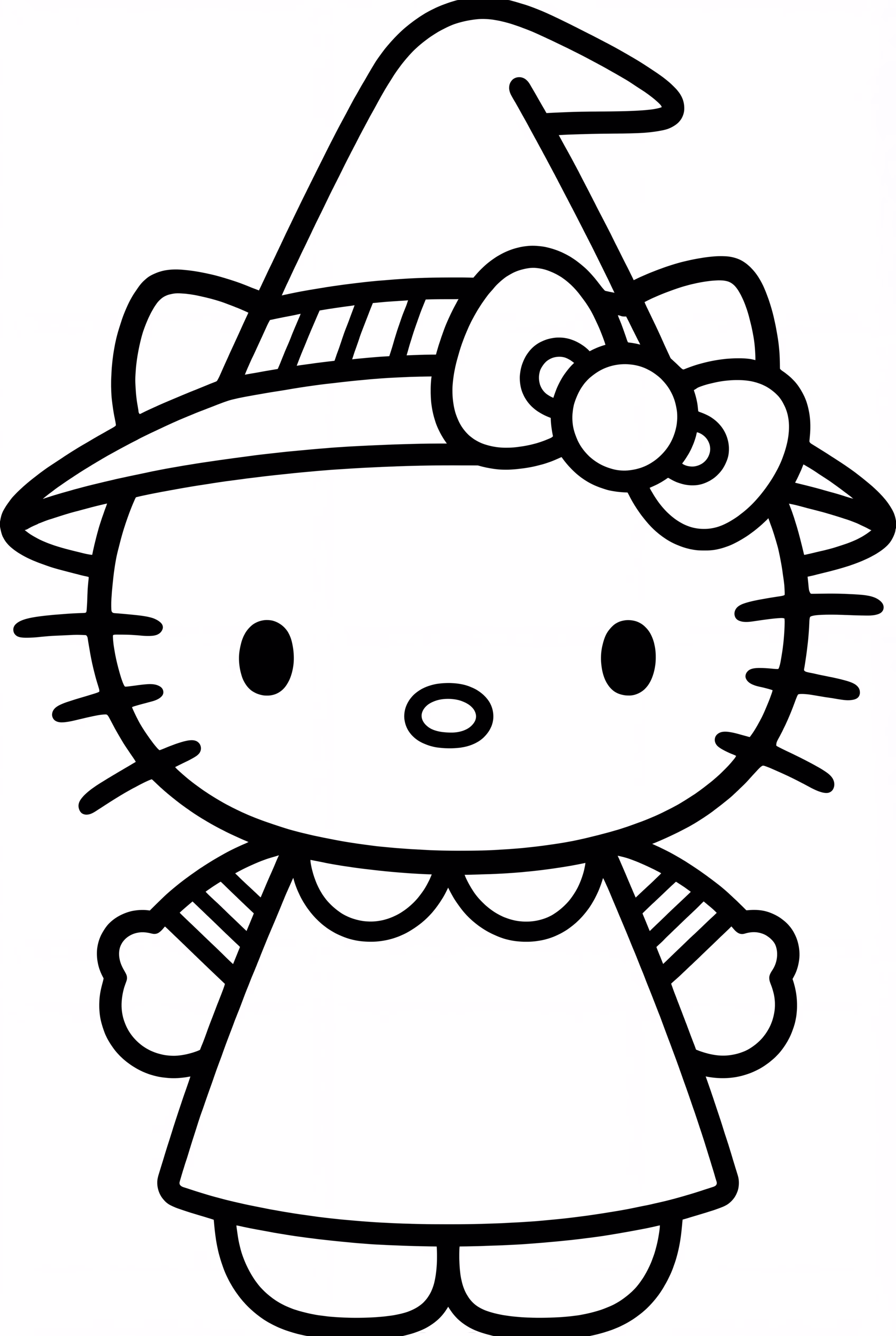 헬로키티와 별이 빛나는 밤