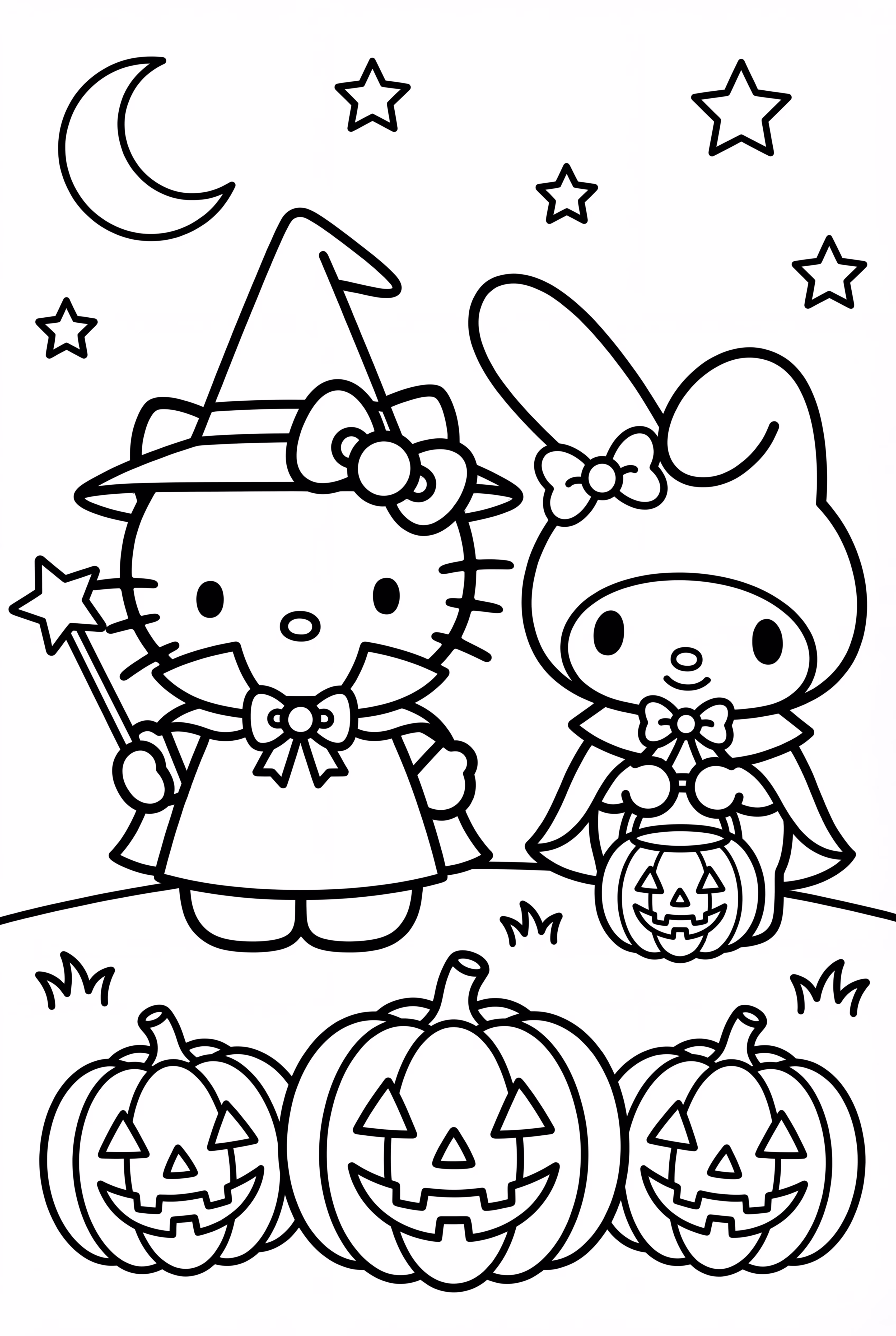 Hello Kitty And My Melody In Costumes