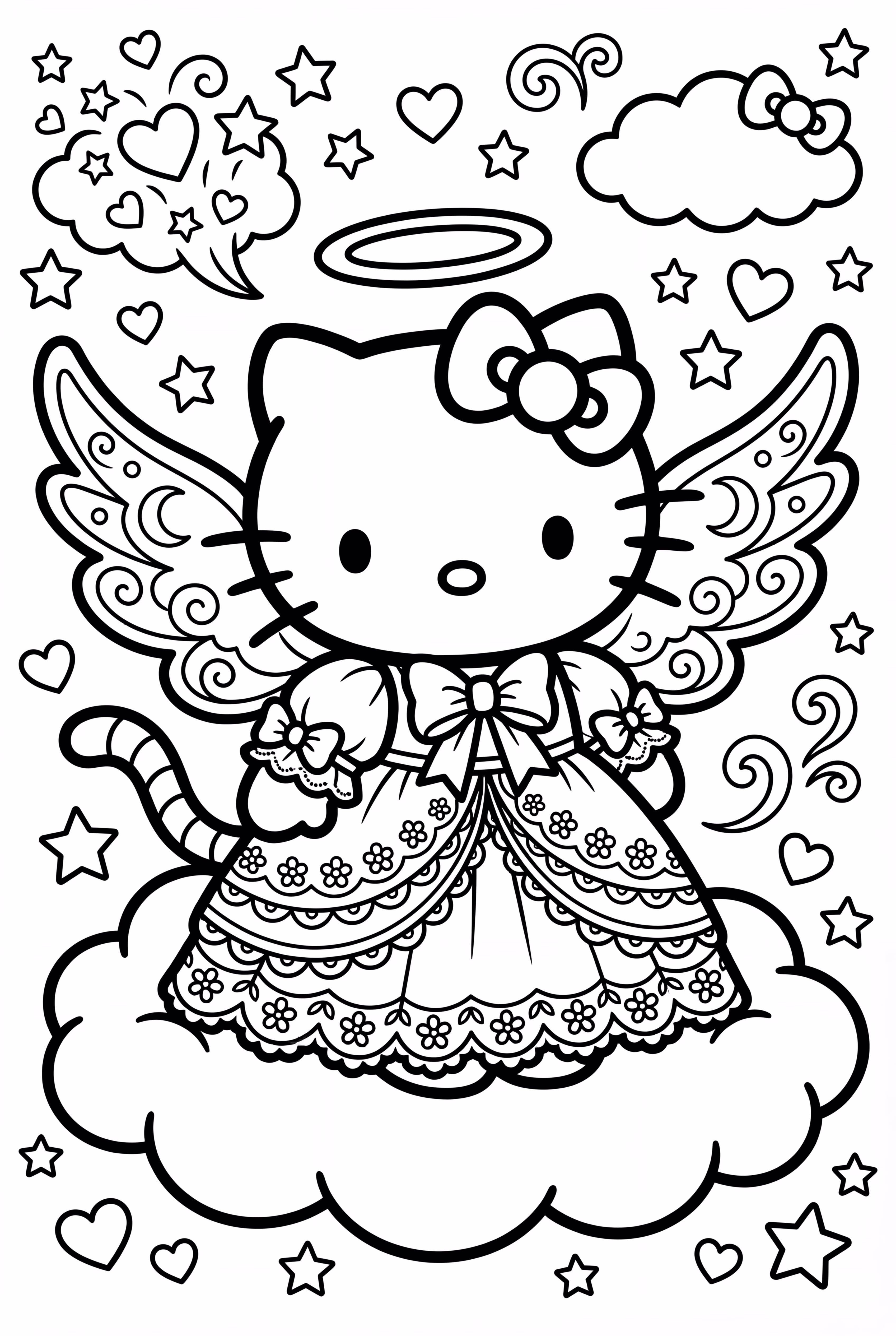 Hello Kitty Angel Cloud
