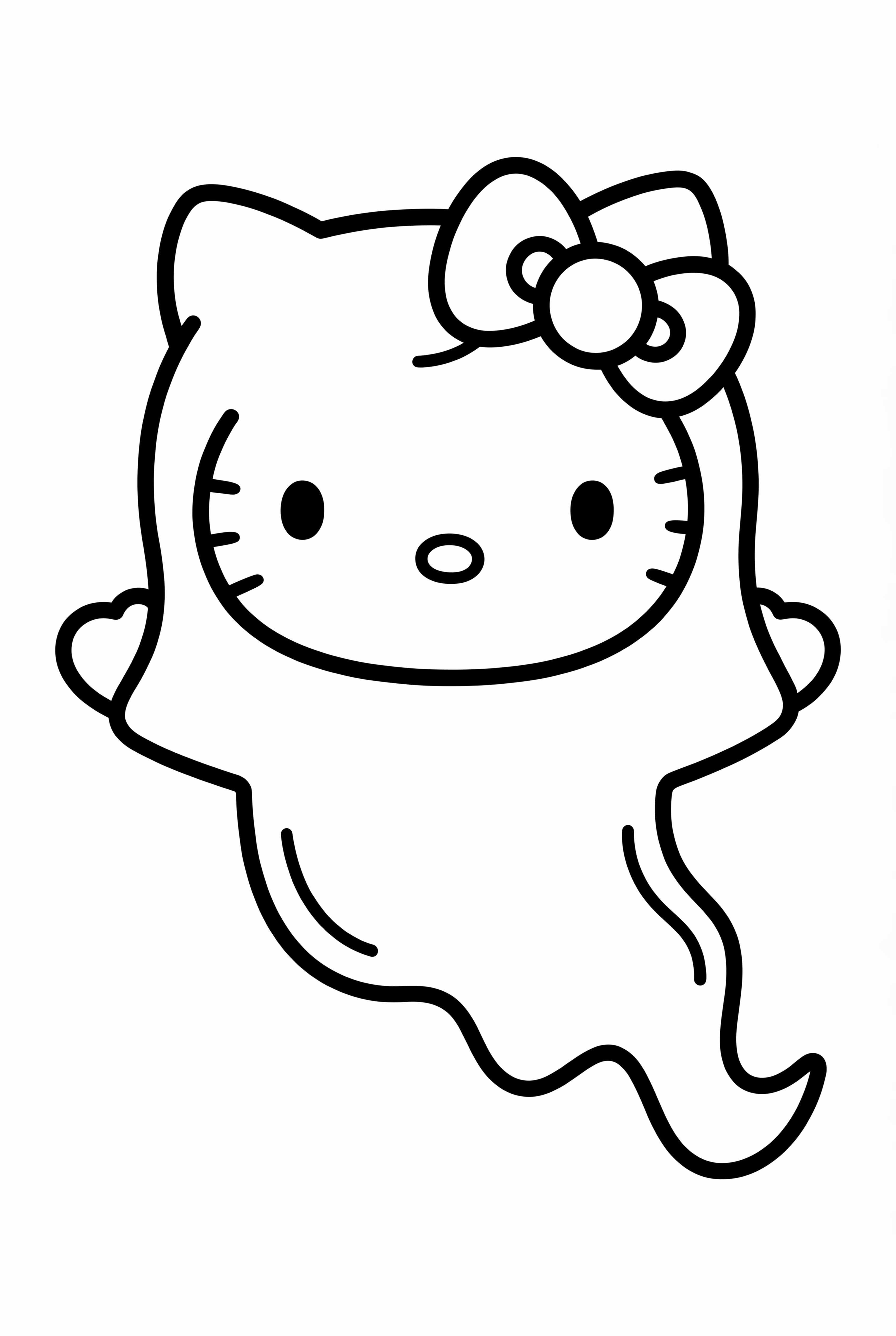 Hello Kitty As A Friendly Ghost