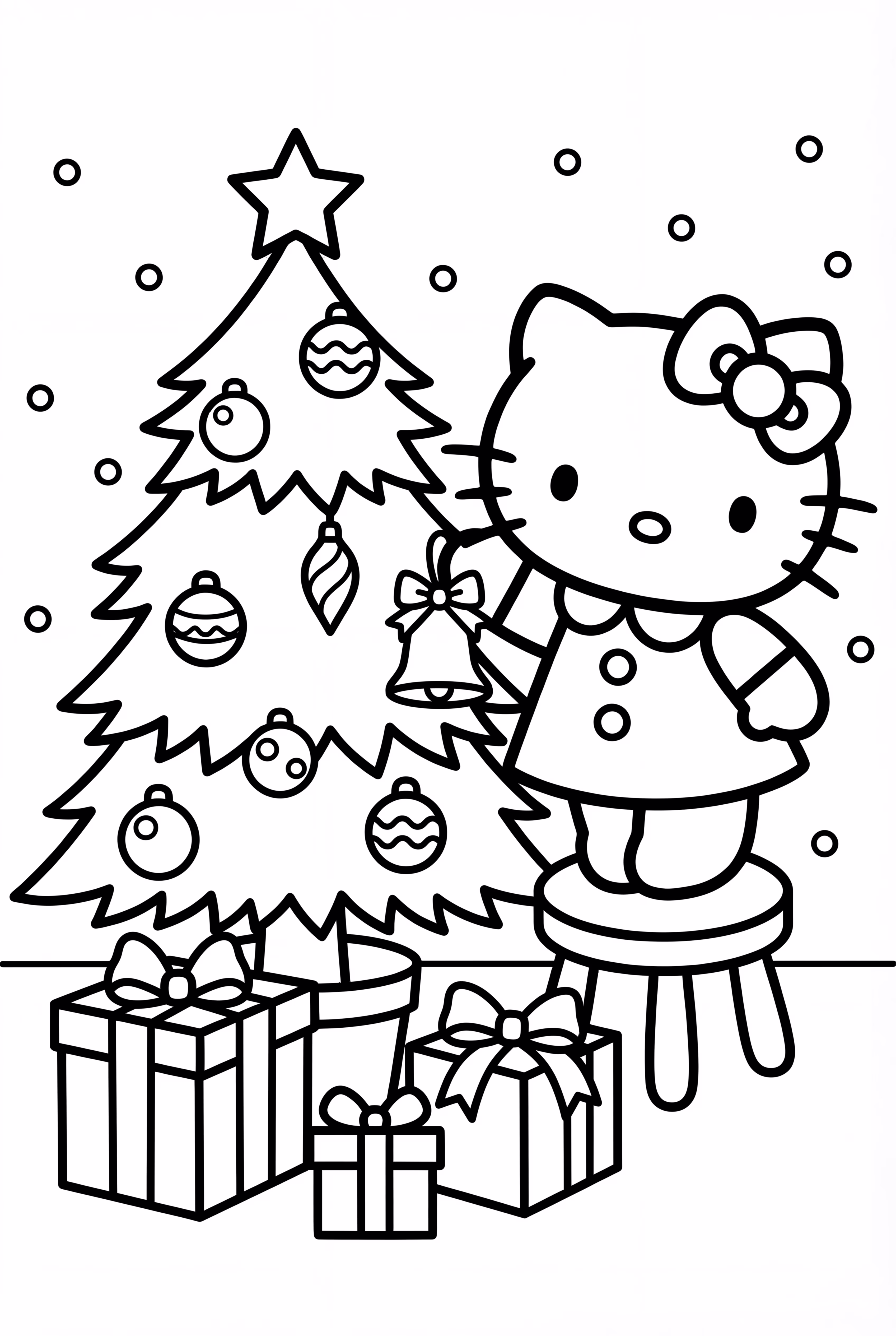 凱蒂貓裝飾聖誕樹