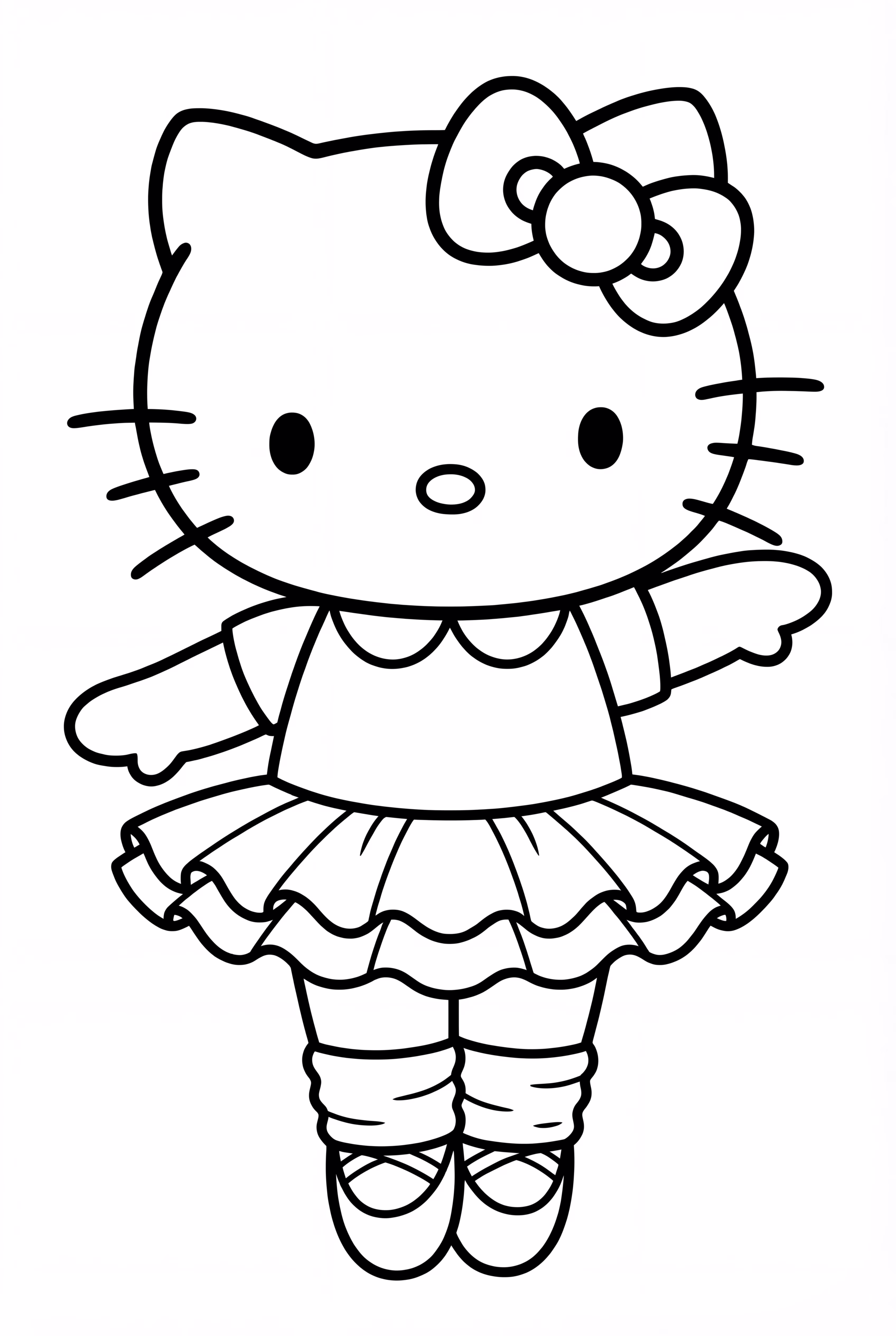 hello kitty vestida de bailarina