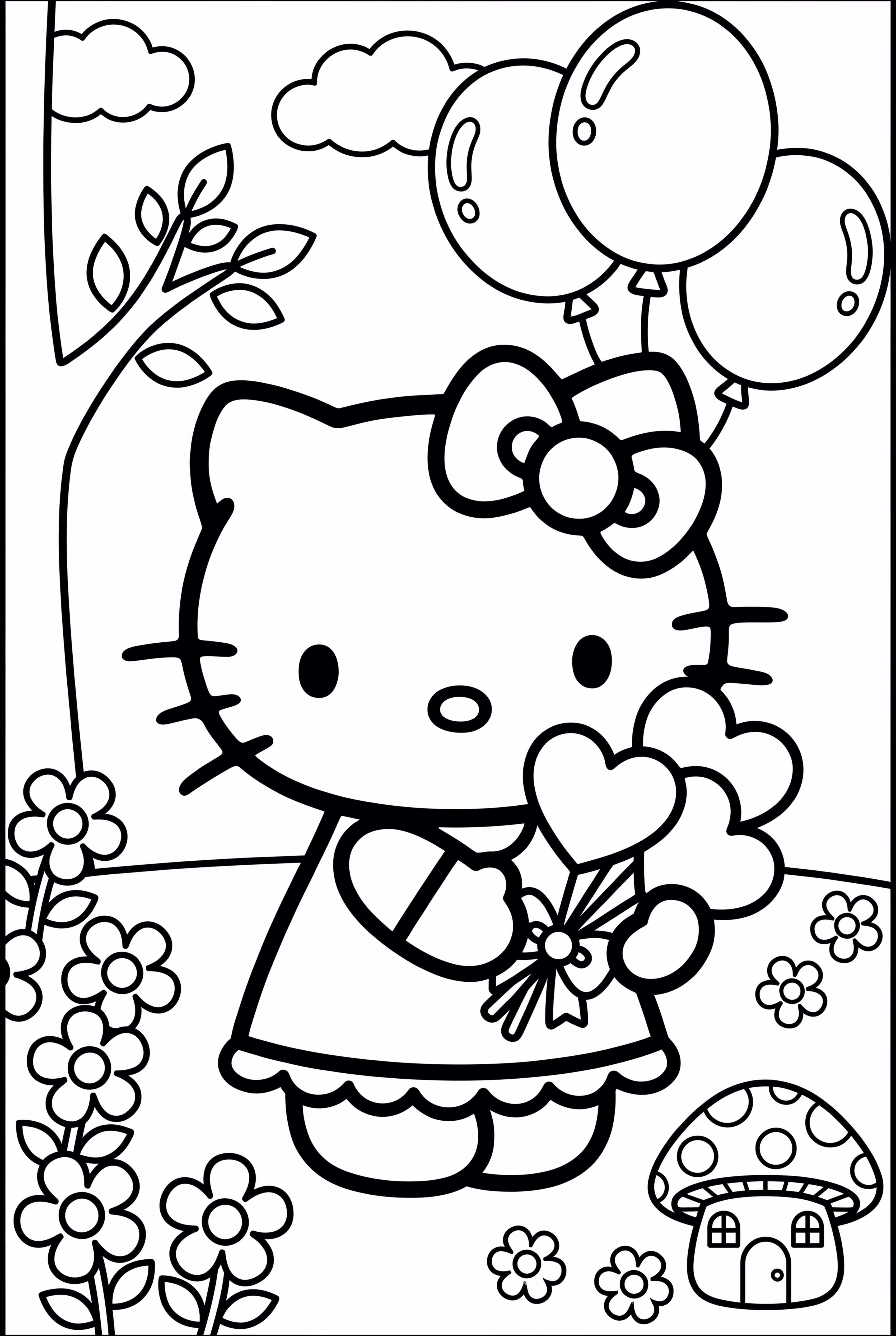 Hello Kitty 拿著心形-2