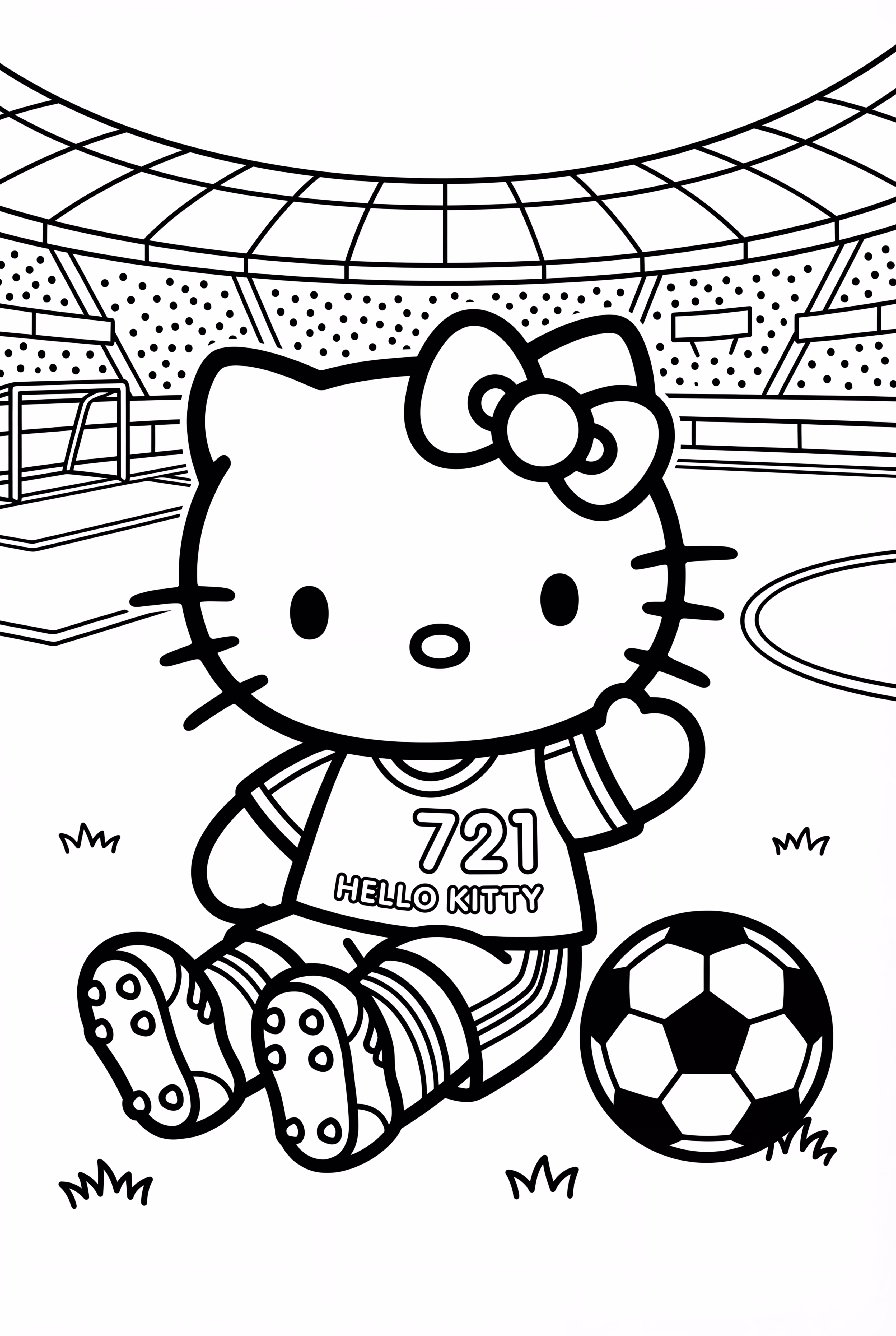 哈囉凱蒂的足球制服